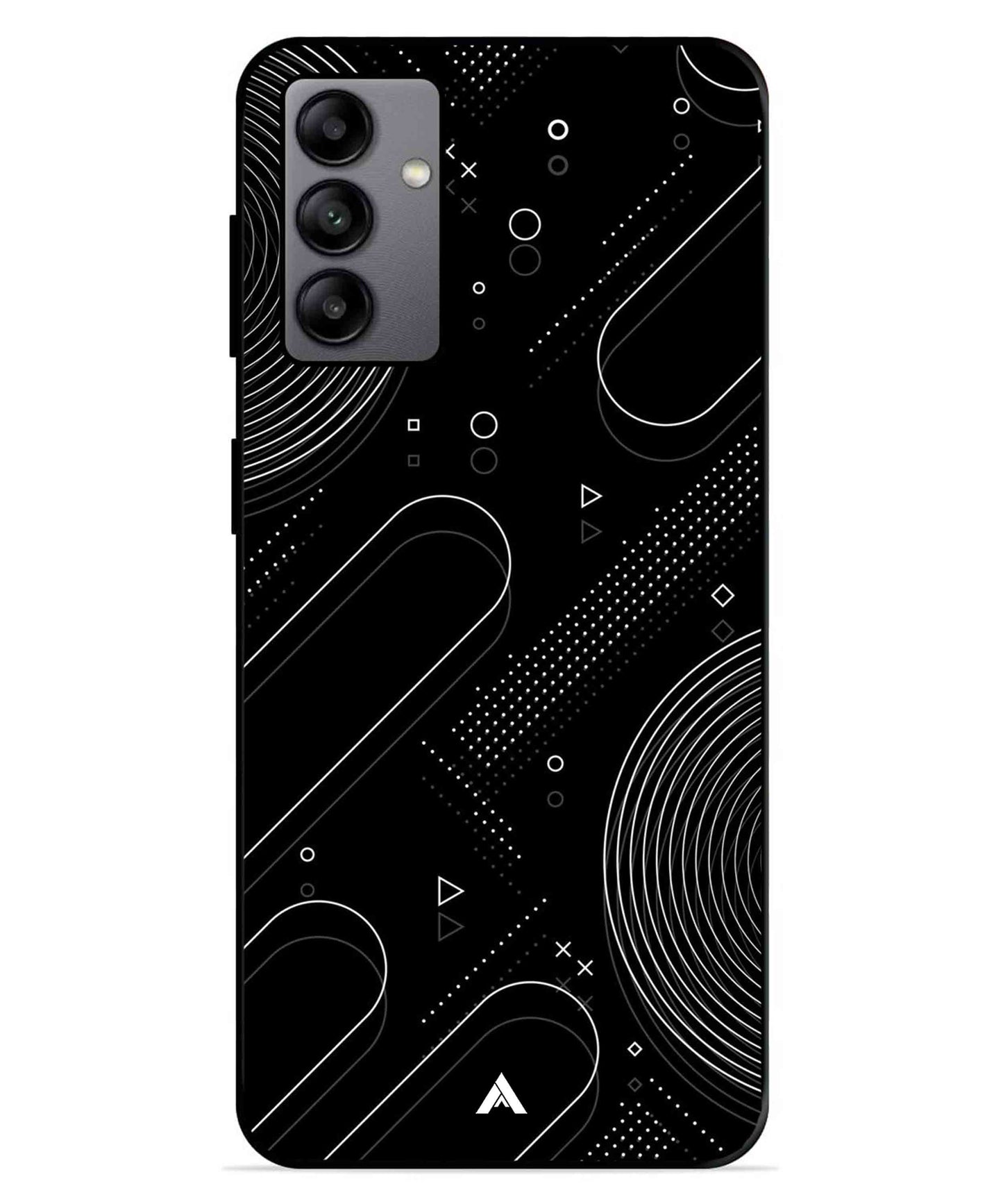 Stripe Pattern 17 Metal Back Cover Phone Case for Samsung Galaxy A04s