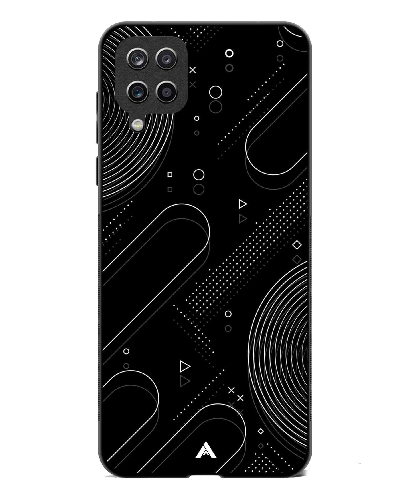 Stripe Pattern 17 Metal Back Cover Phone Case for Samsung Galaxy A42