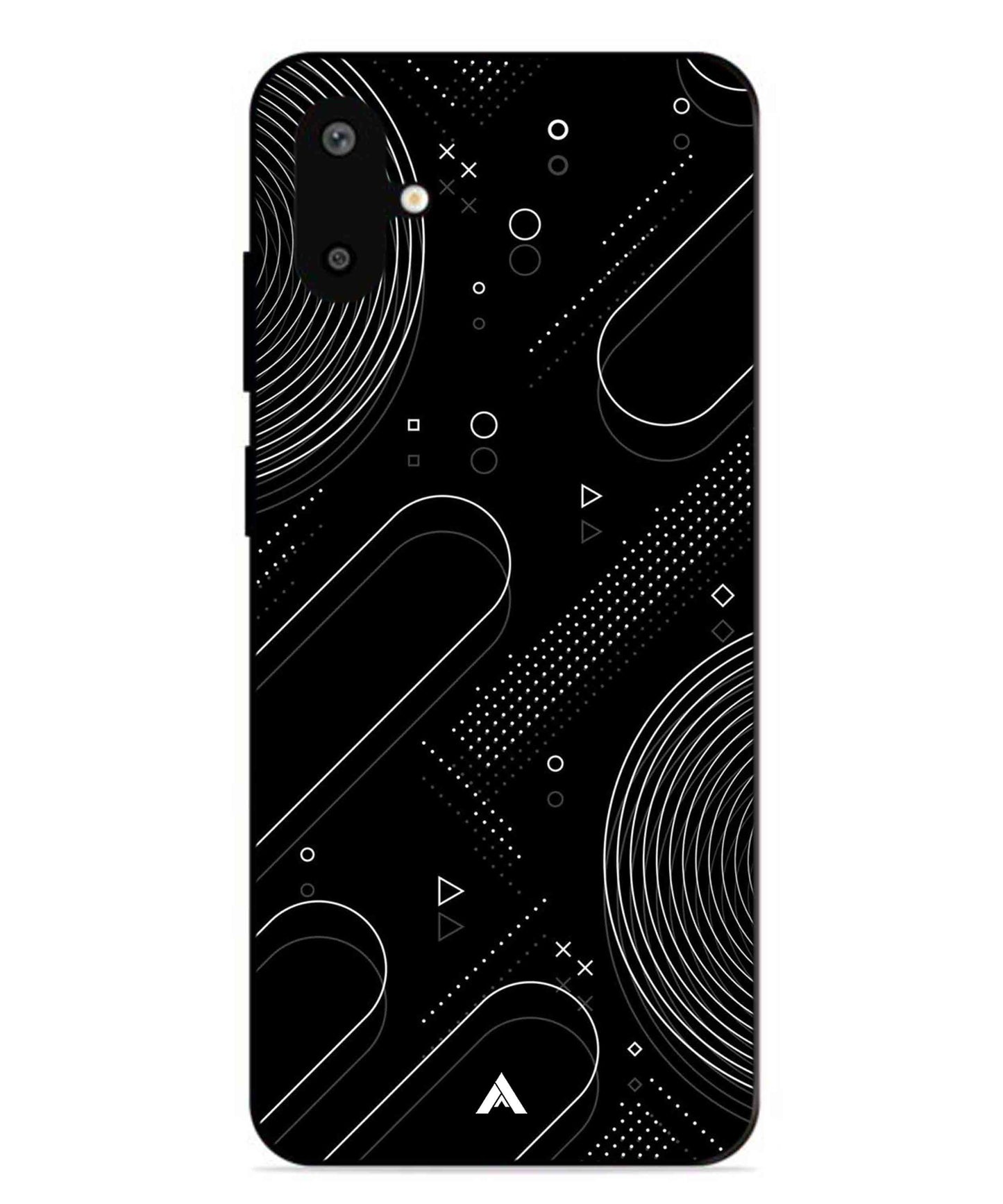 Stripe Pattern 17 Metal Back Cover Phone Case for Samsung Galaxy F06