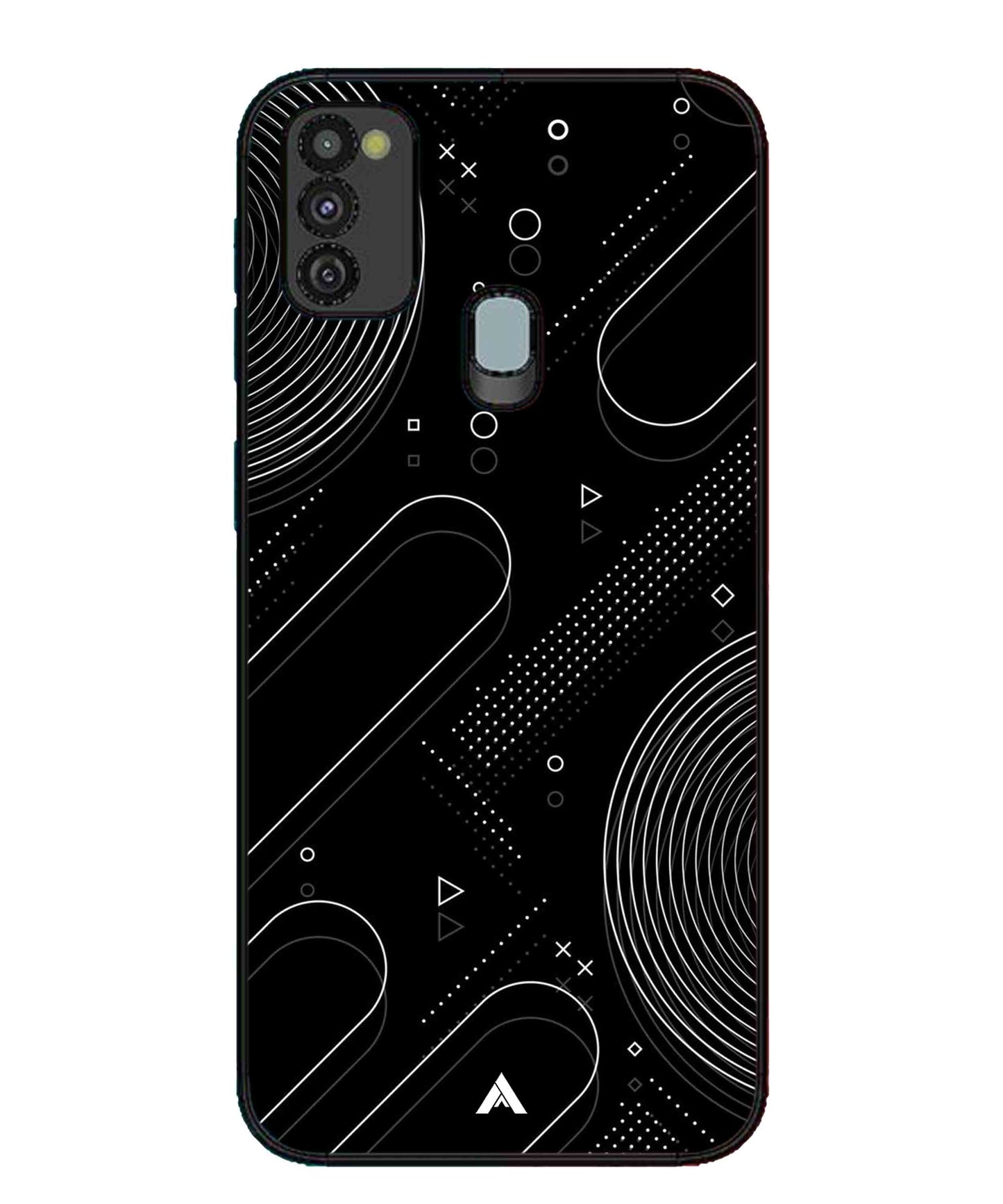 Stripe Pattern 17 Metal Back Cover Phone Case for Samsung Galaxy M30s