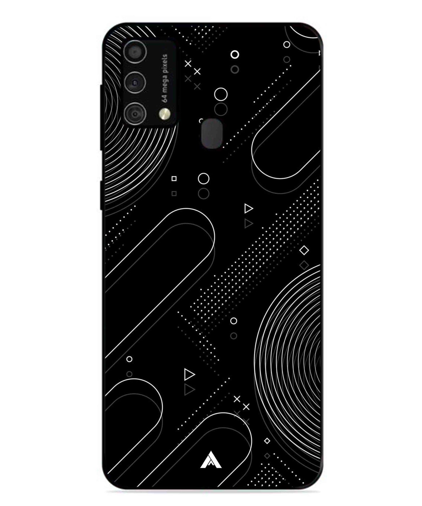 Stripe Pattern 17 Metal Back Cover Phone Case for Samsung Galaxy M31