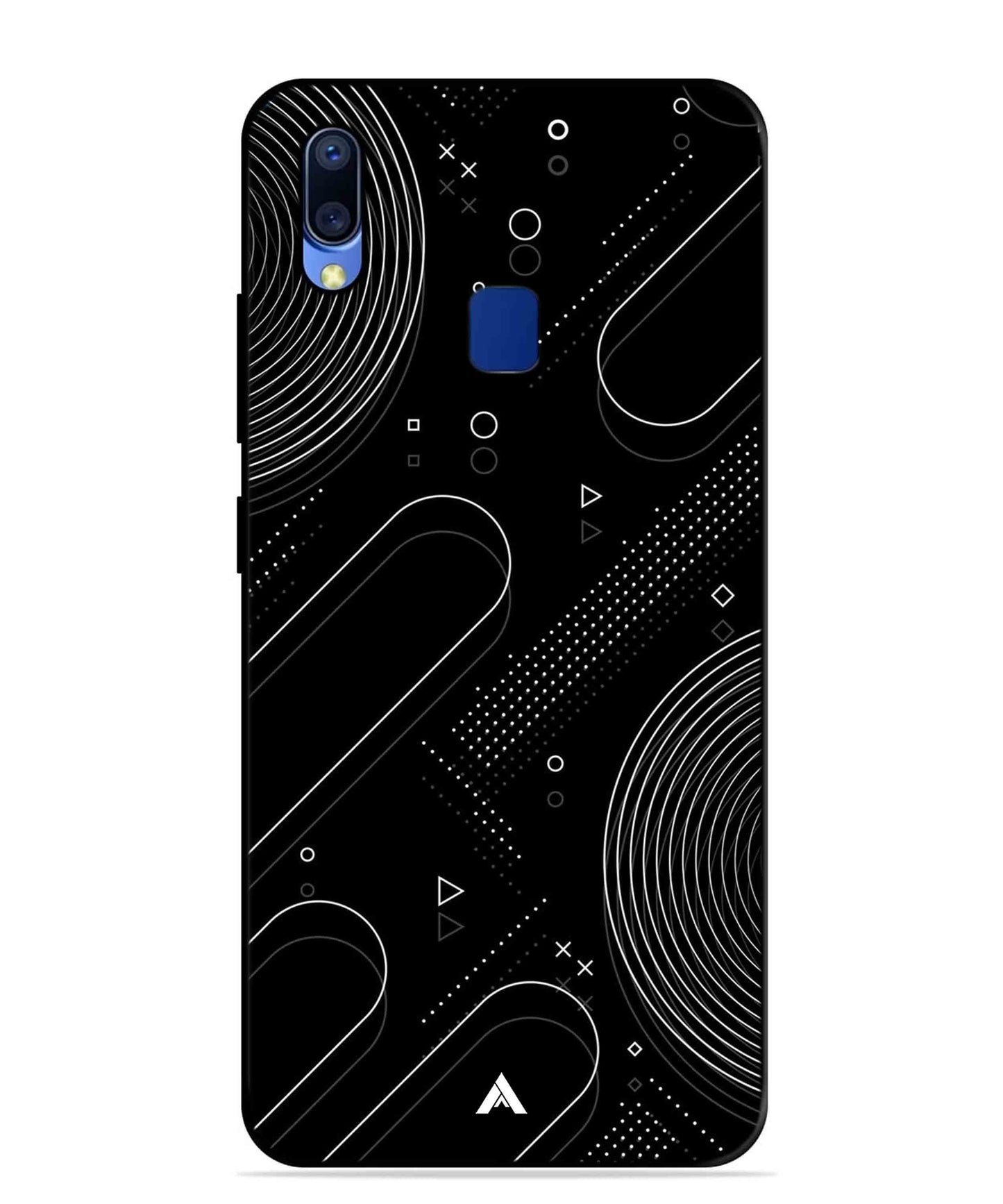 Stripe Pattern 17 Metal Back Cover Phone Case for Vivo Y95
