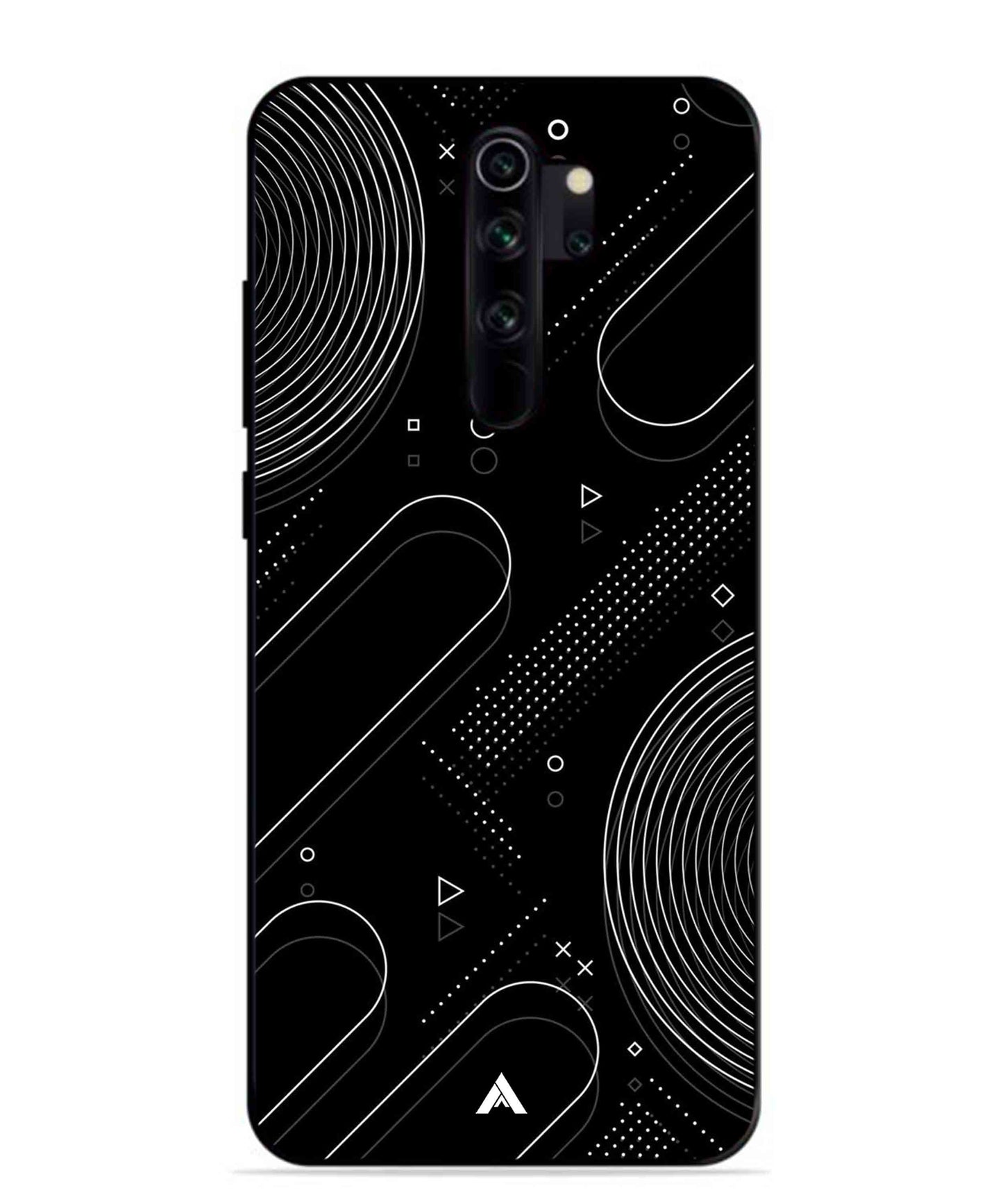 Stripe Pattern 17 Metal Back Cover Phone Case for Xiaomi Redmi Note 8 Pro