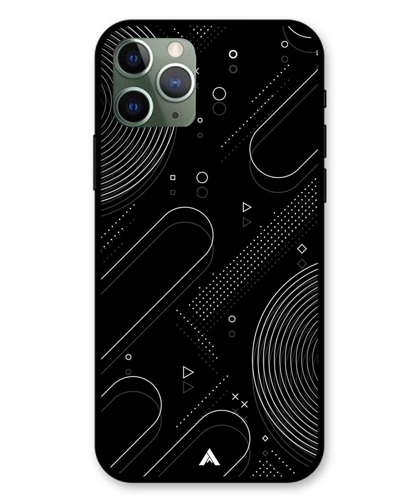 Stripe Pattern 17 Metal Back Cover Phone Case for iPhone 11 Pro