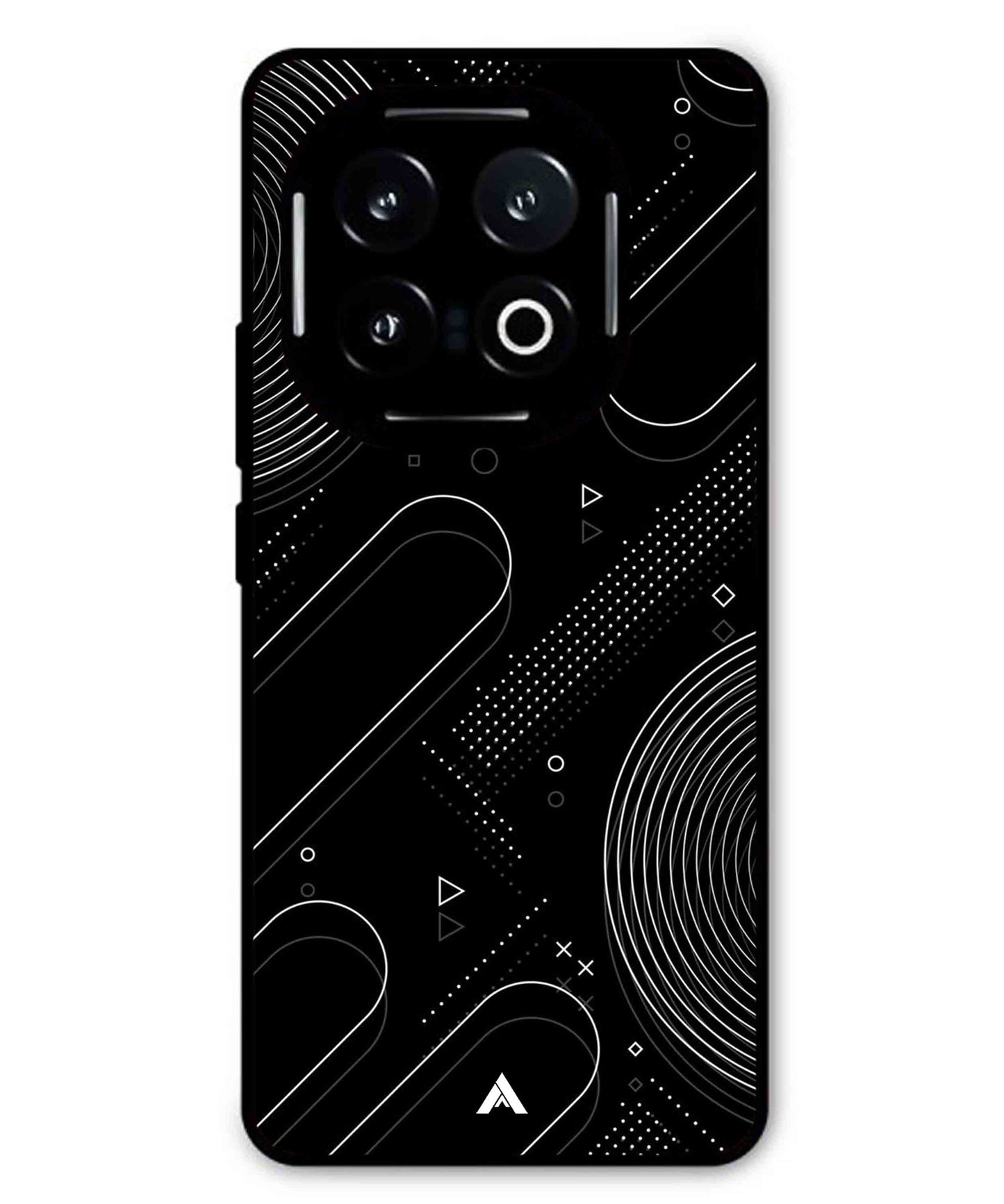 Stripe Pattern 17 Metal Back Cover Phone Case for iQOO 13