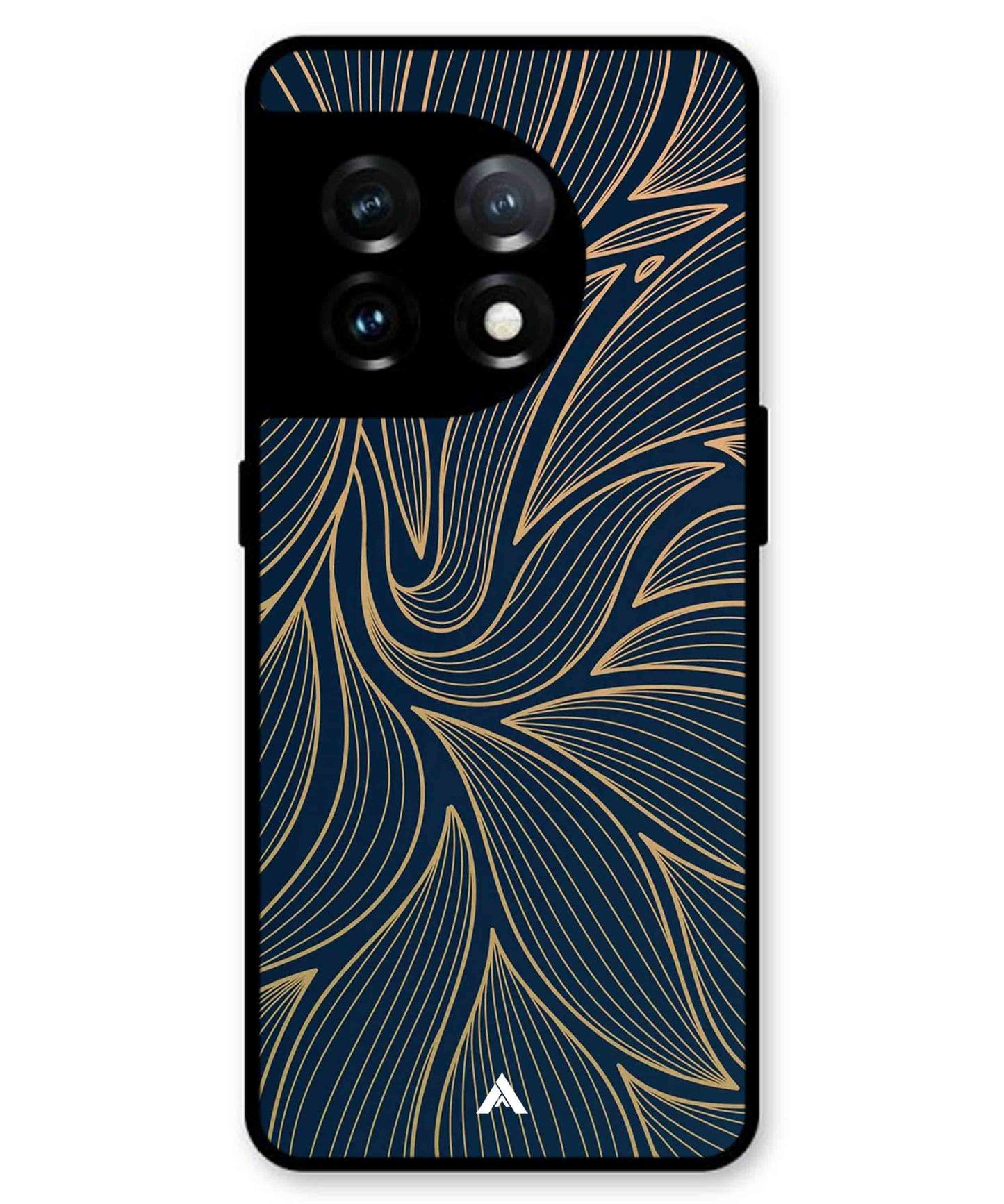 Stripe Pattern 18 Metal Back Cover Phone Case for Oneplus 11
