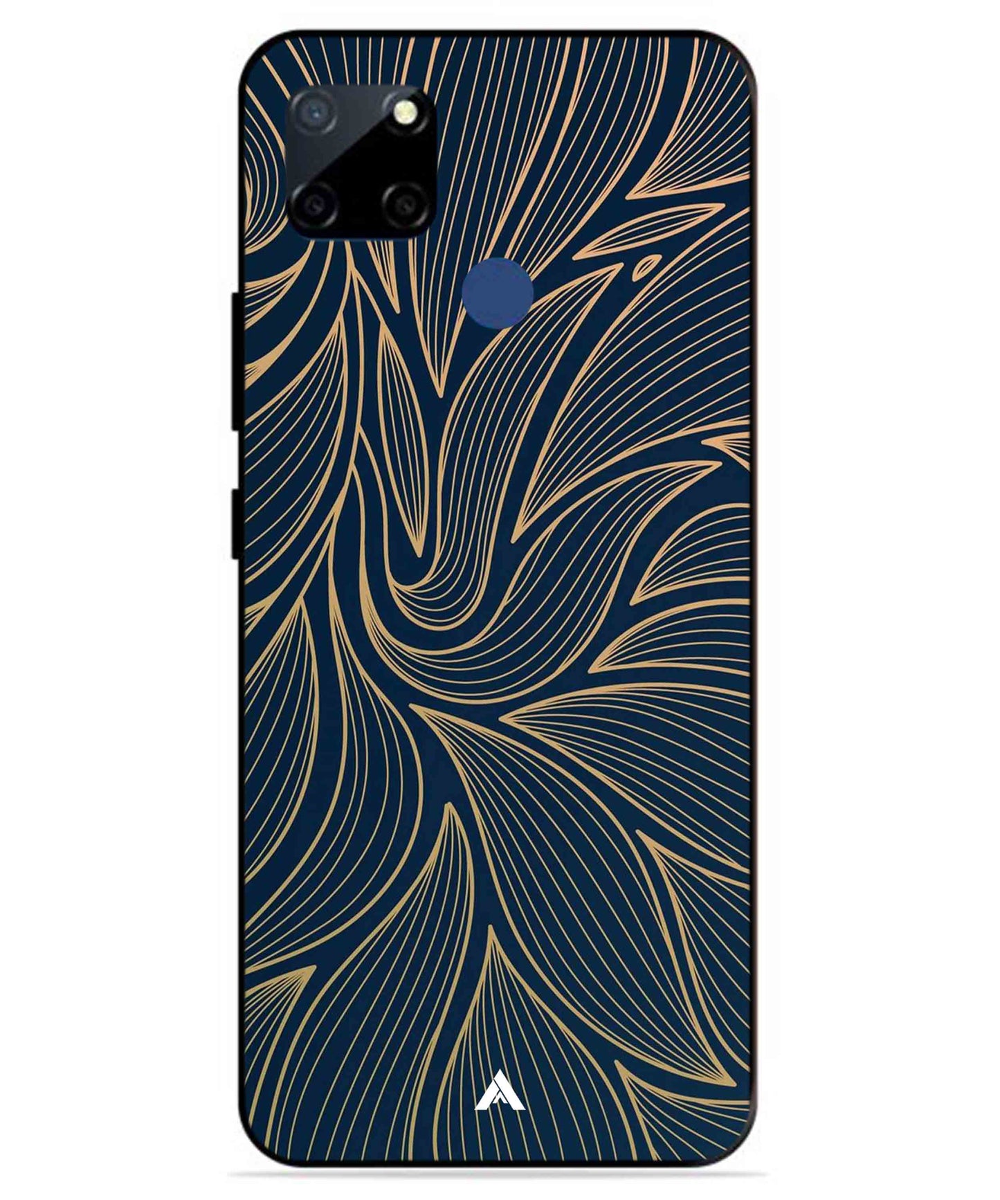 Stripe Pattern 18 Metal Back Cover Phone Case for Realme C23
