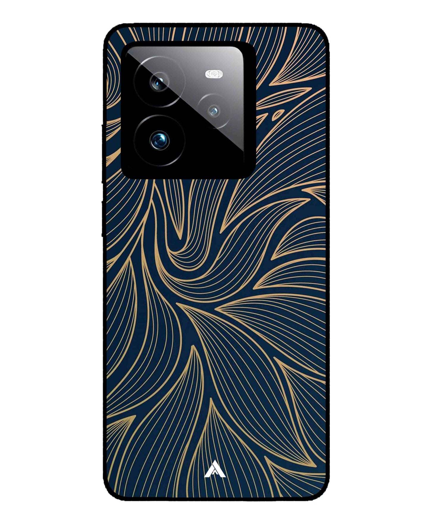 Stripe Pattern 18 Metal Back Cover Phone Case for Realme GT 7 Pro