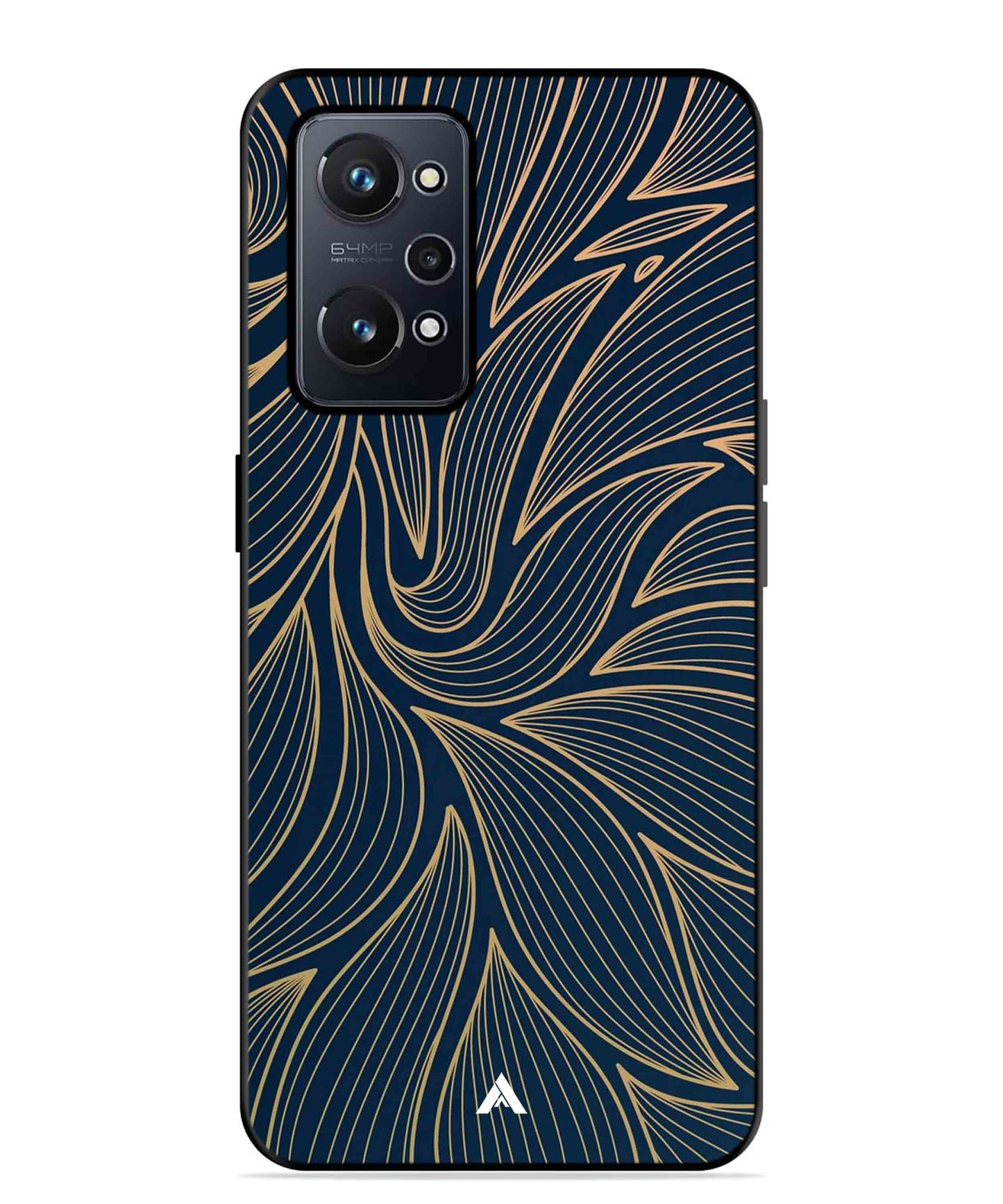 Stripe Pattern 18 Metal Back Cover Phone Case for Realme GT Neo 2