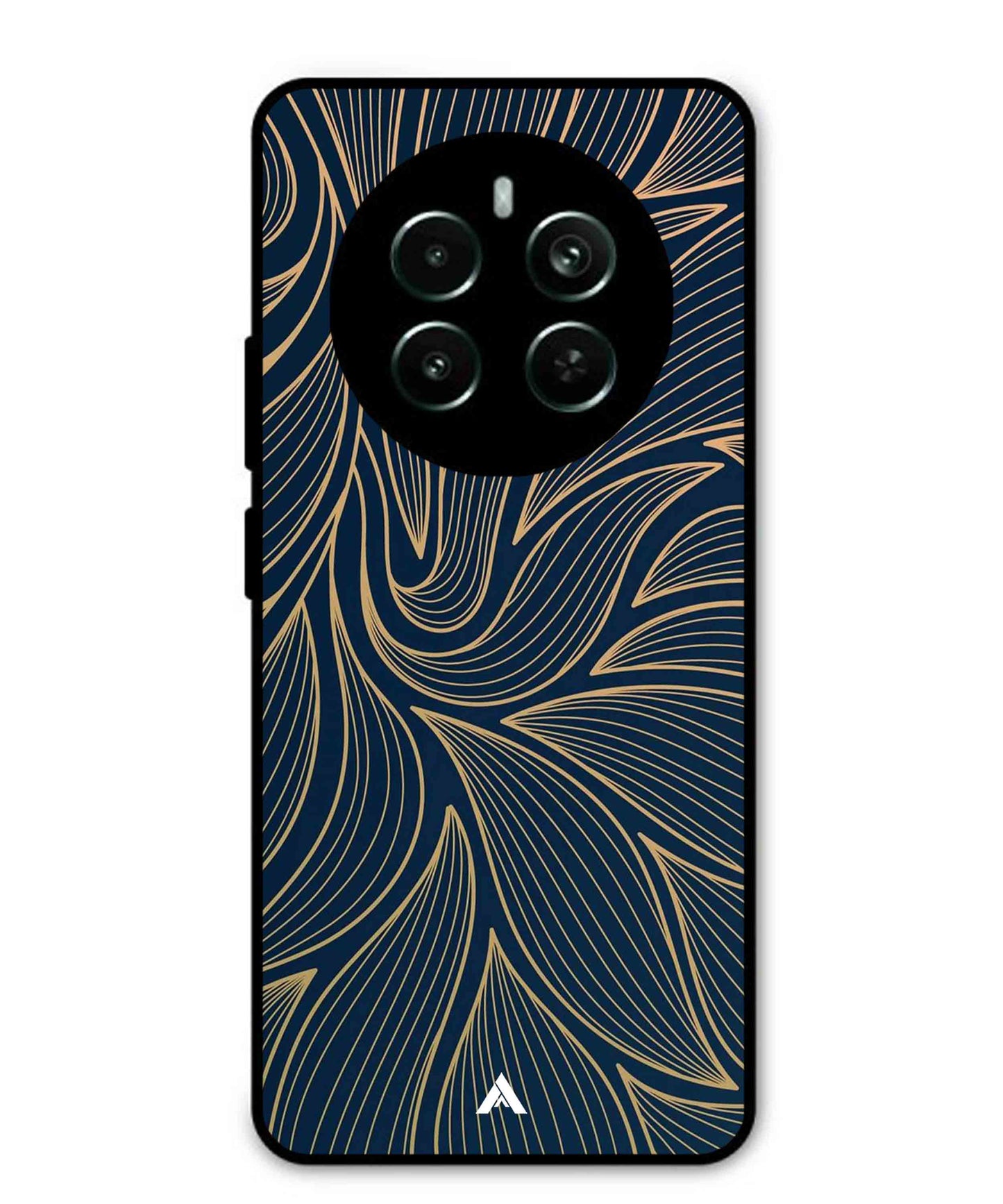 Stripe Pattern 18 Metal Back Cover Phone Case for Realme Narzo 70
