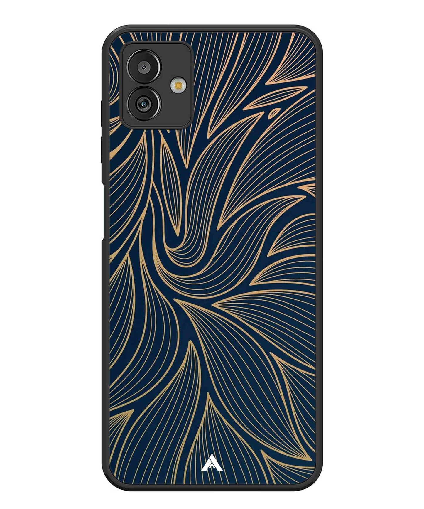 Stripe Pattern 18 Metal Back Cover Phone Case for Samsugn Galaxy M13 5G