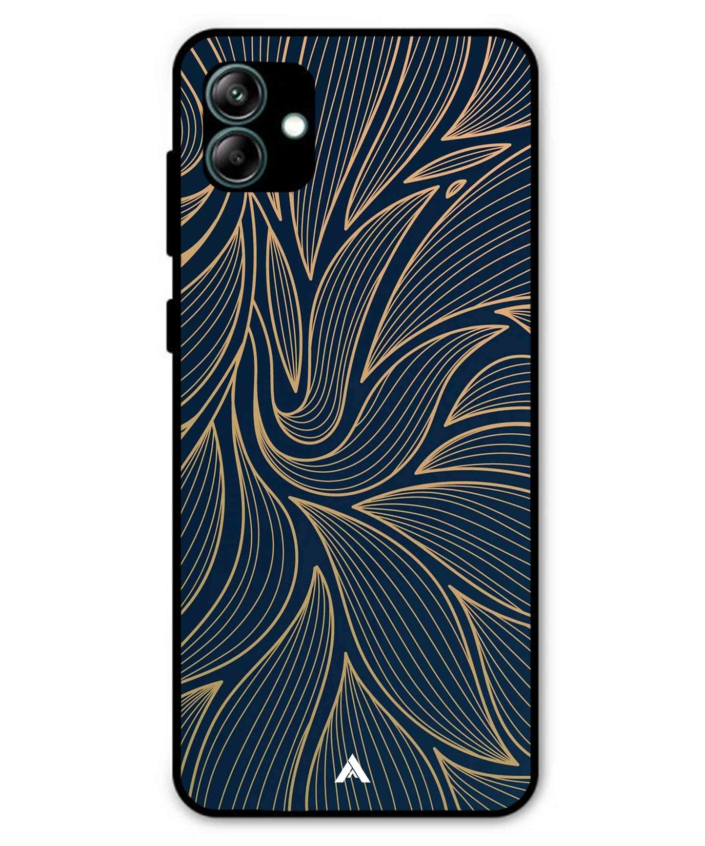 Stripe Pattern 18 Metal Back Cover Phone Case for Samsung Galaxy A04