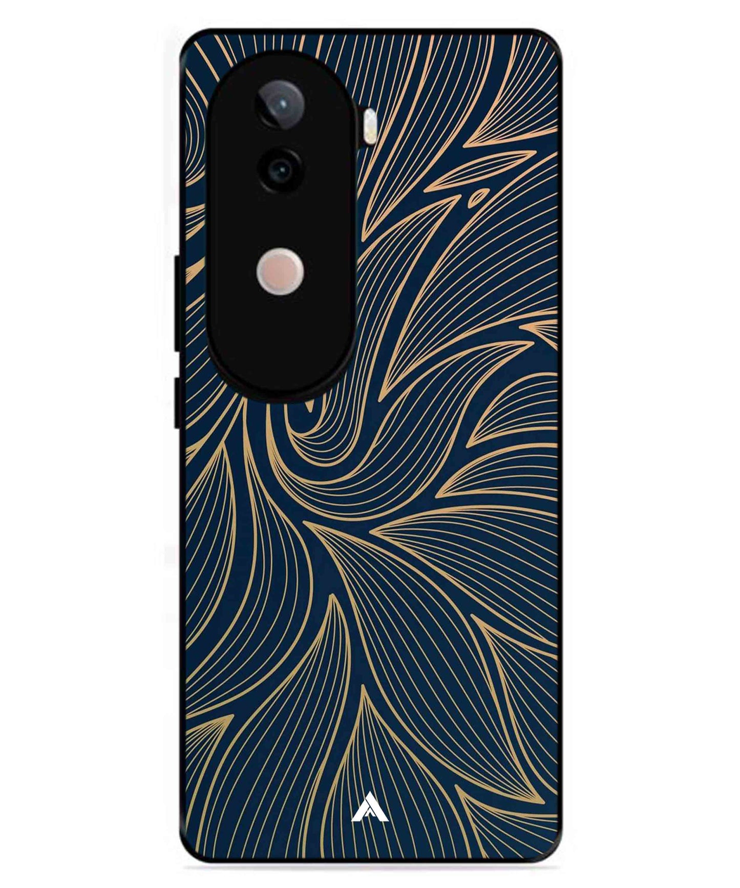 Stripe Pattern 18 Metal Back Cover Phone Case for Vivo v40e