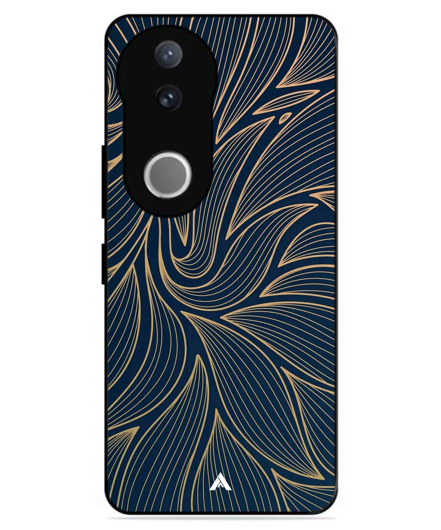 Stripe Pattern 18 Metal Back Cover Phone Case for Vivo v50
