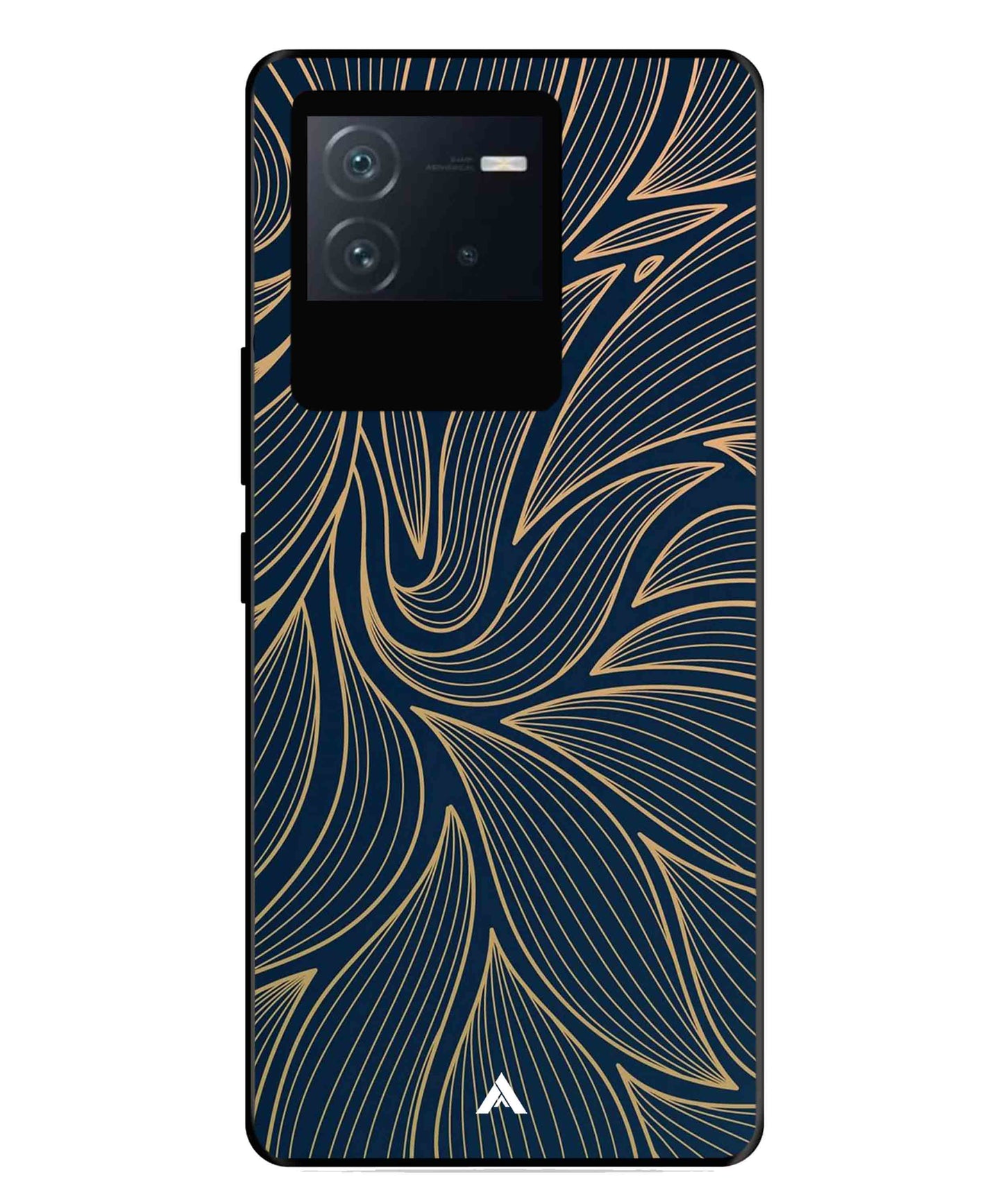 Stripe Pattern 18 Metal Back Cover Phone Case for iQOO Neo 6