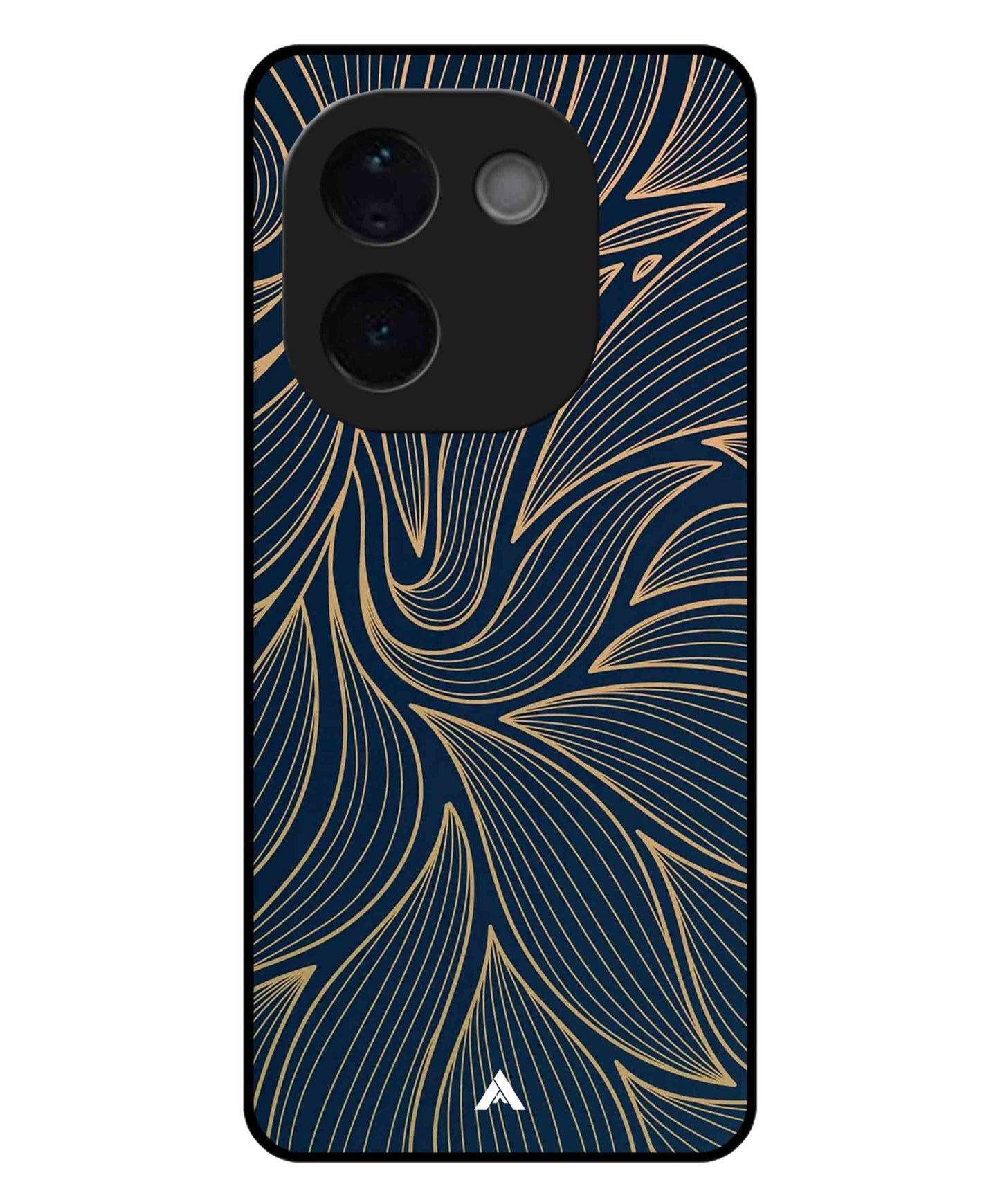 Stripe Pattern 18 Metal Back Cover Phone Case for iQOO Z9s Pro