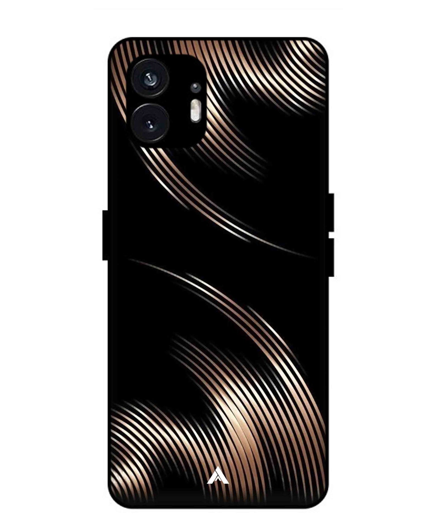 Stripe Pattern 1 Metal Back Cover Phone Case for Nothing Phone 2a