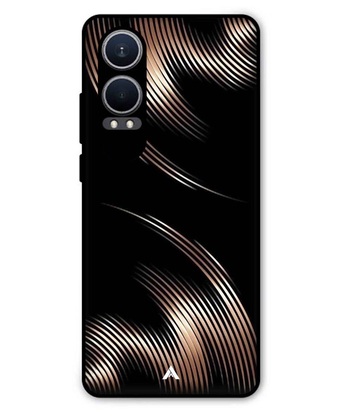 Stripe Pattern 1 Metal Back Cover Phone Case for Oneplus Nord CE 4 Lite