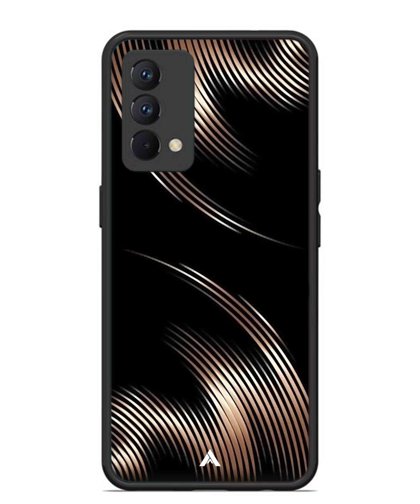 Stripe Pattern 1 Metal Back Cover Phone Case for Realme GT Master Edition