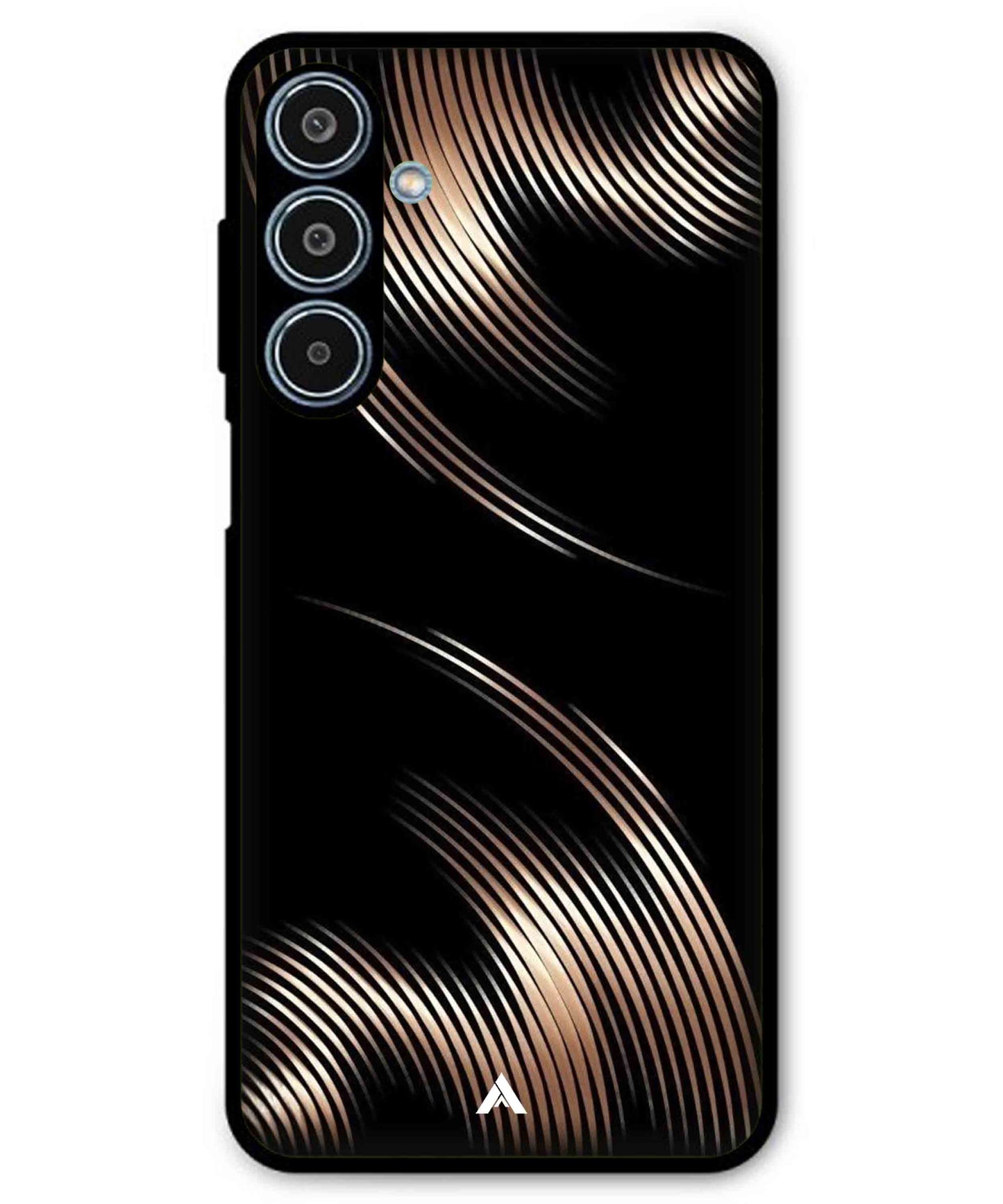 Stripe Pattern 1 Metal Back Cover Phone Case for Samsung Galaxy M35