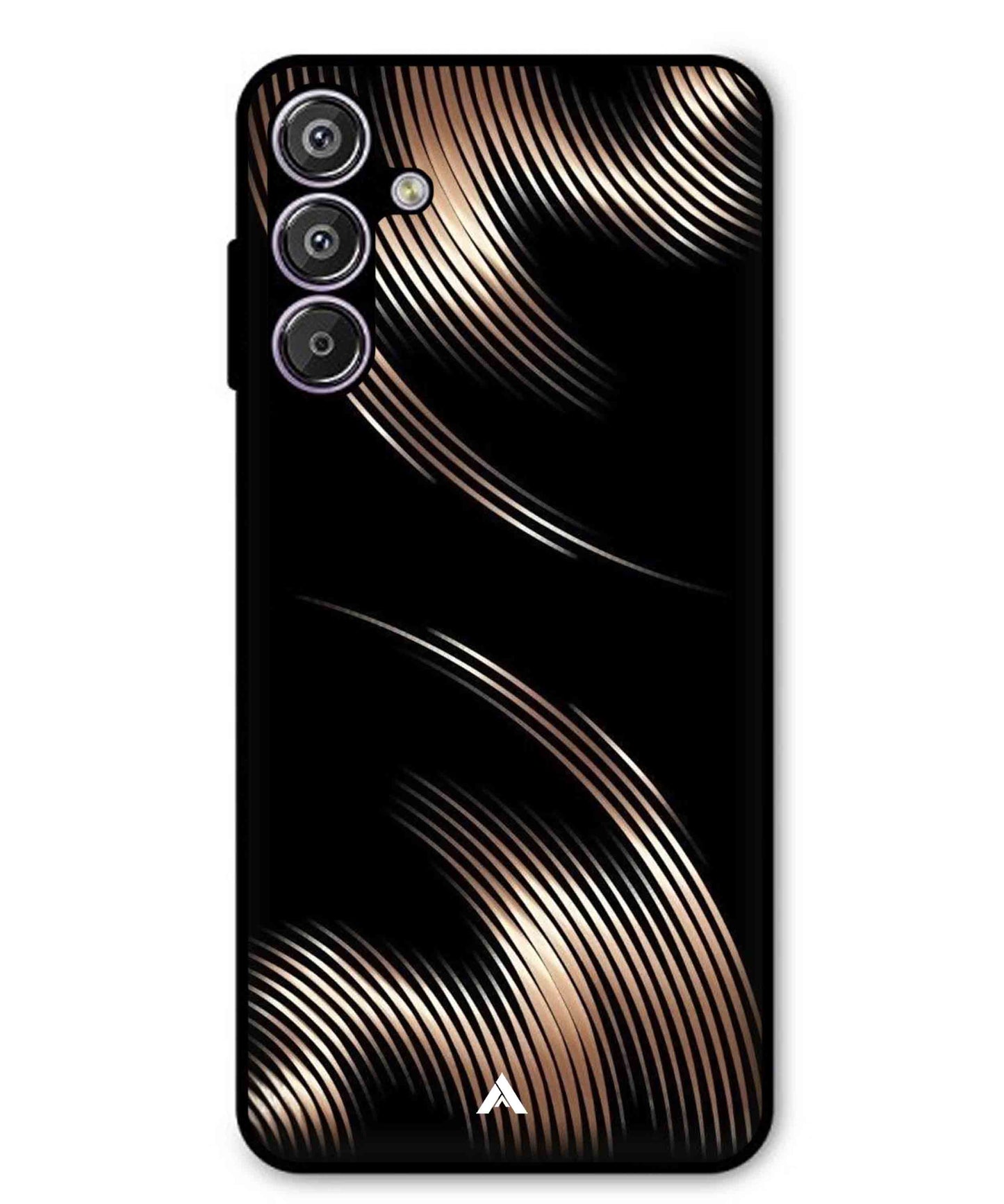 Stripe Pattern 1 Metal Back Cover Phone Case for Samsung Galaxy S25