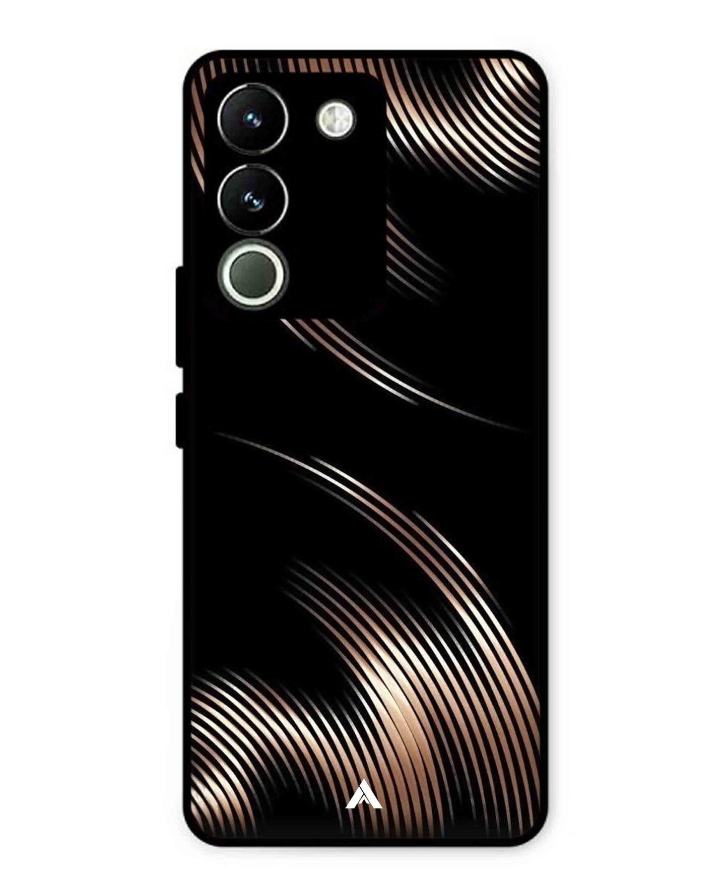 Stripe Pattern 1 Metal Back Cover Phone Case for Vivo Y200