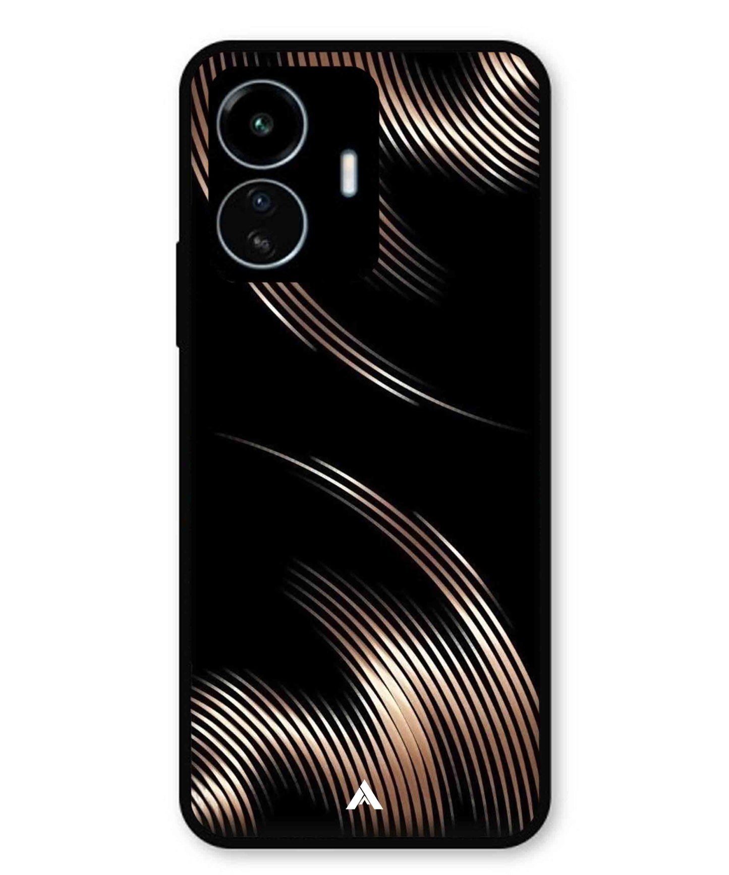 Stripe Pattern 1 Metal Back Cover Phone Case for Vivo Y77