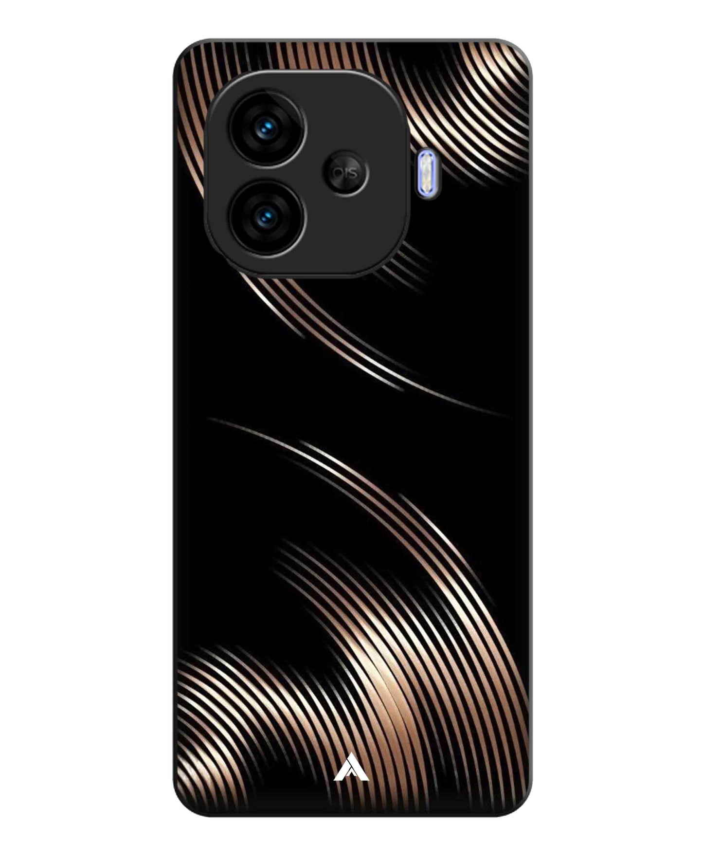 Stripe Pattern 1 Metal Back Cover Phone Case for iQOO Neo 10r