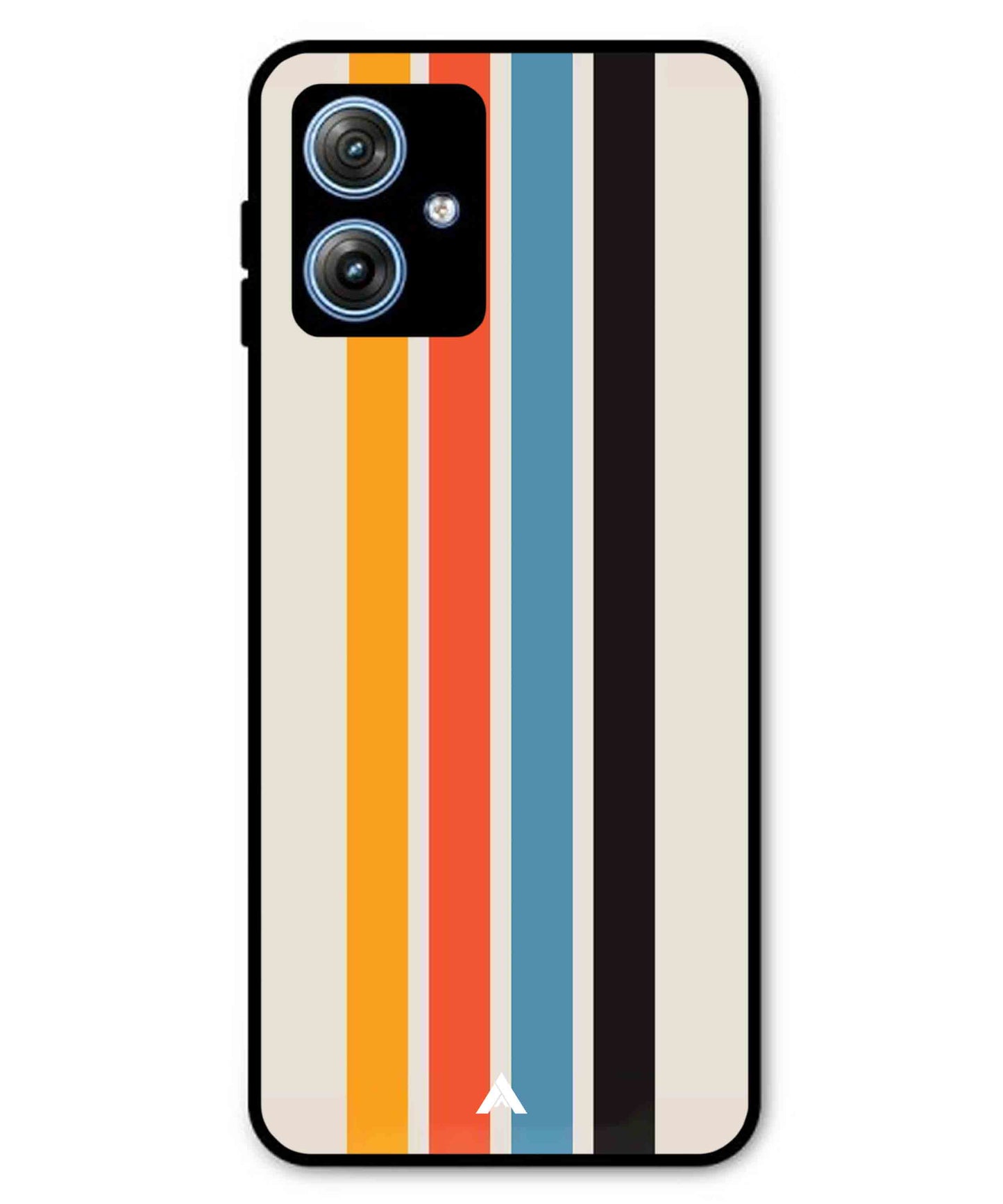 Stripe Pattern 2 Metal Back Cover Phone Case for Moto G64