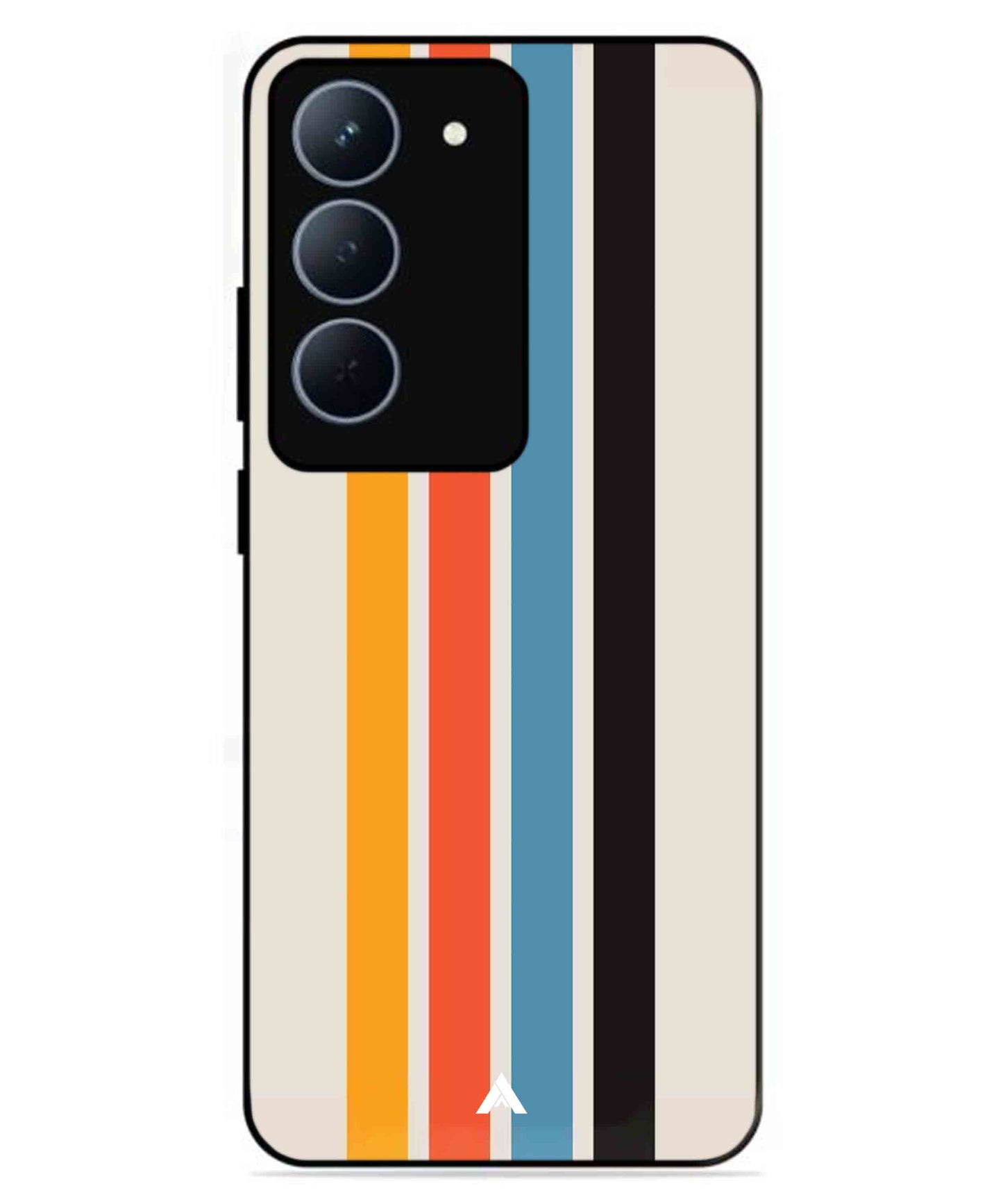 Stripe Pattern 2 Metal Back Cover Phone Case for Realme P3X