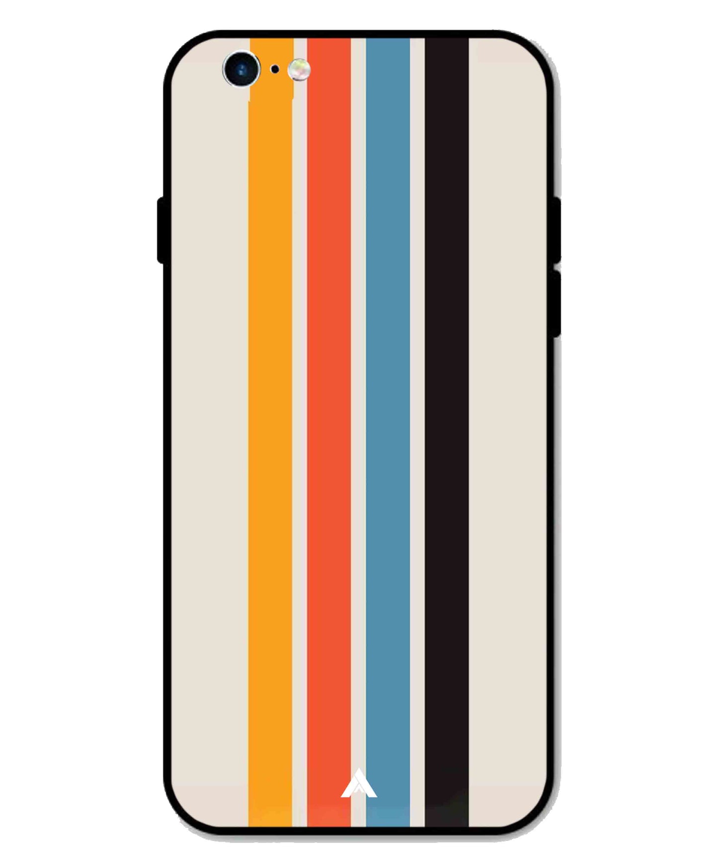 Stripe Pattern 2 Metal Back Cover Phone Case for iPhone 6