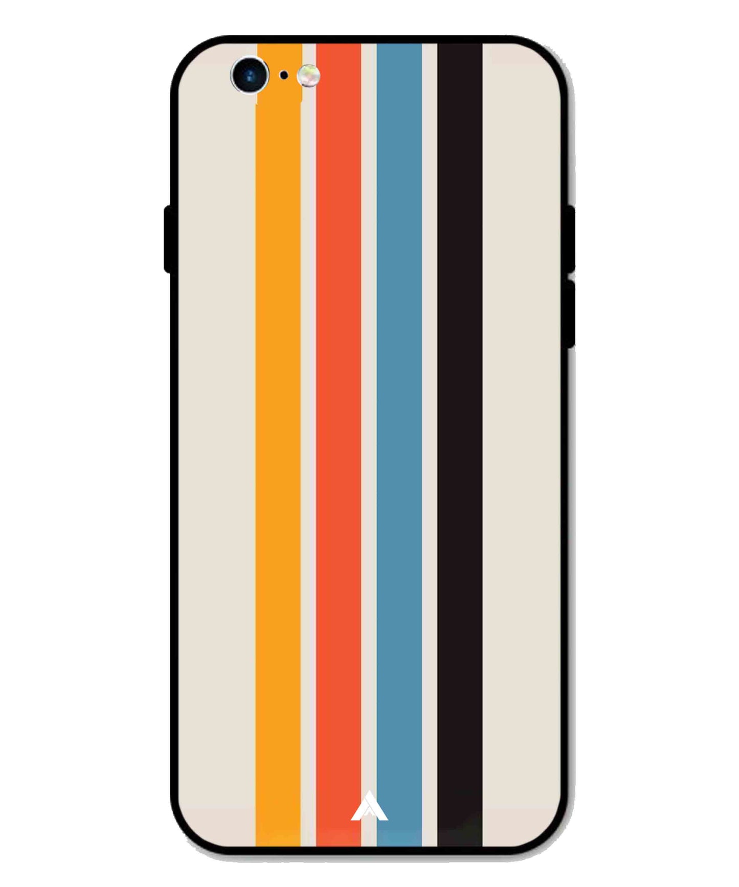 Stripe Pattern 2 Metal Back Cover Phone Case for iPhone 6 Plus
