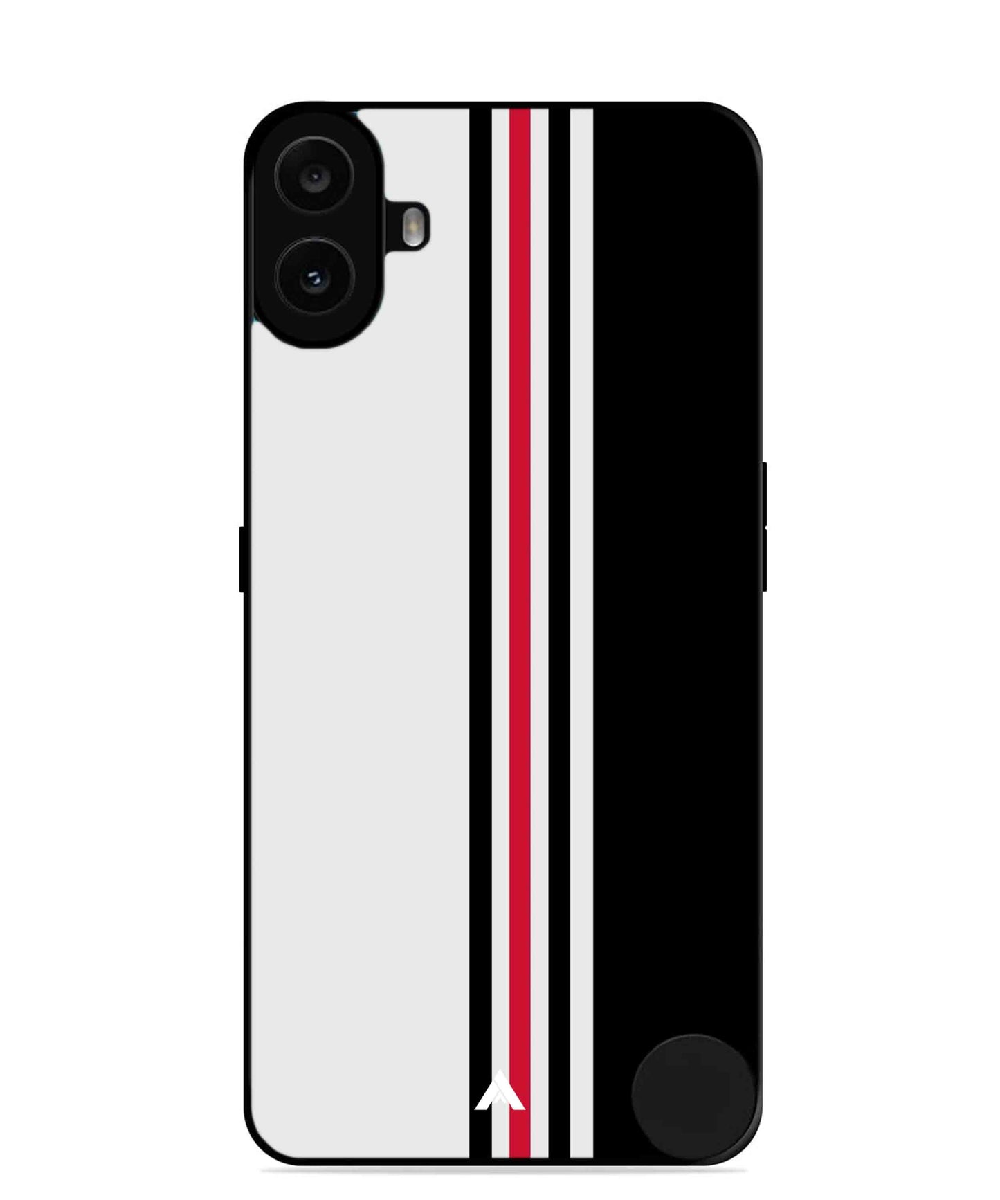 Stripe Pattern 3 Metal Back Cover Phone Case for Nothing CMF Phone 1