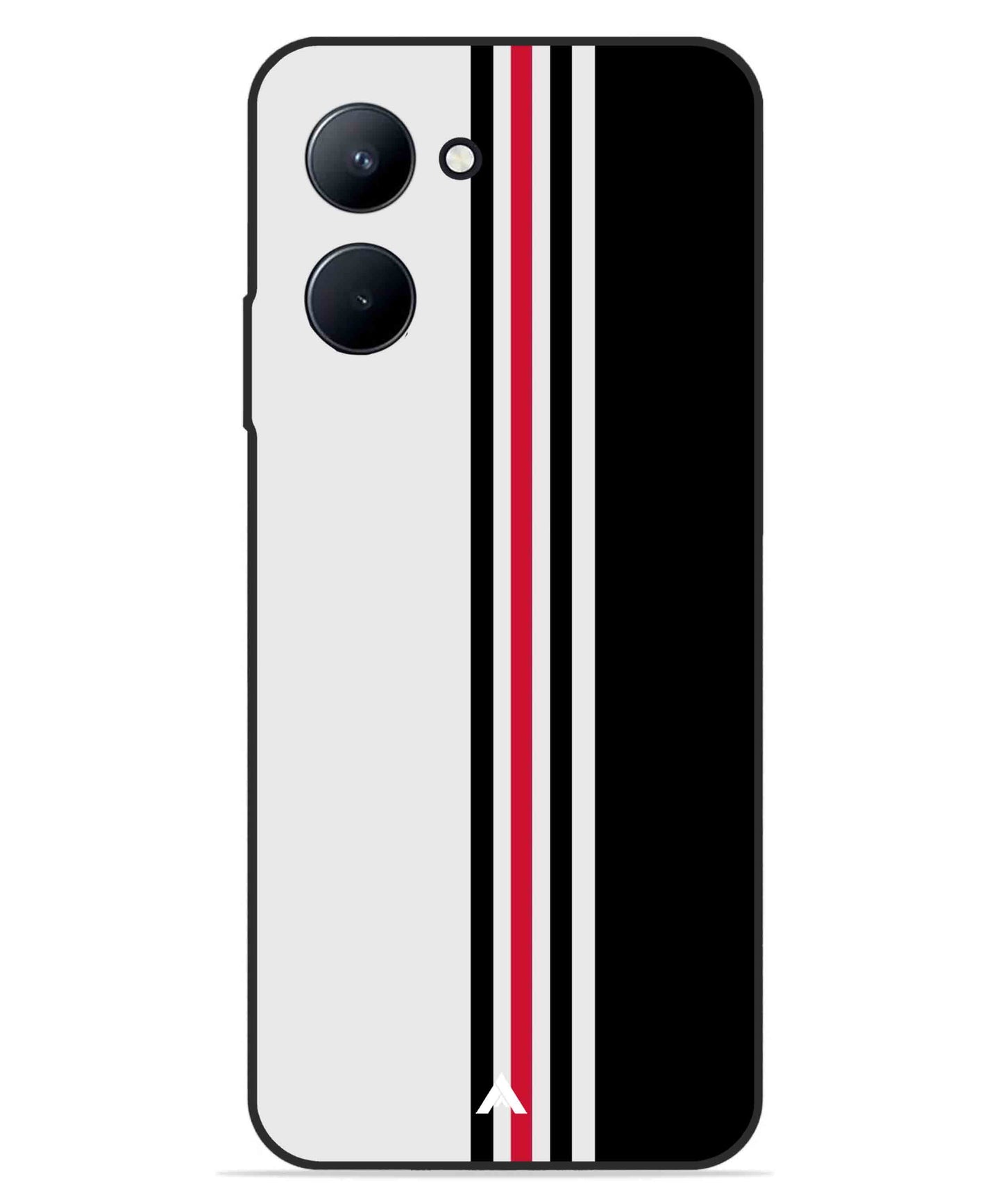 Stripe Pattern 3 Metal Back Cover Phone Case for Realme C33