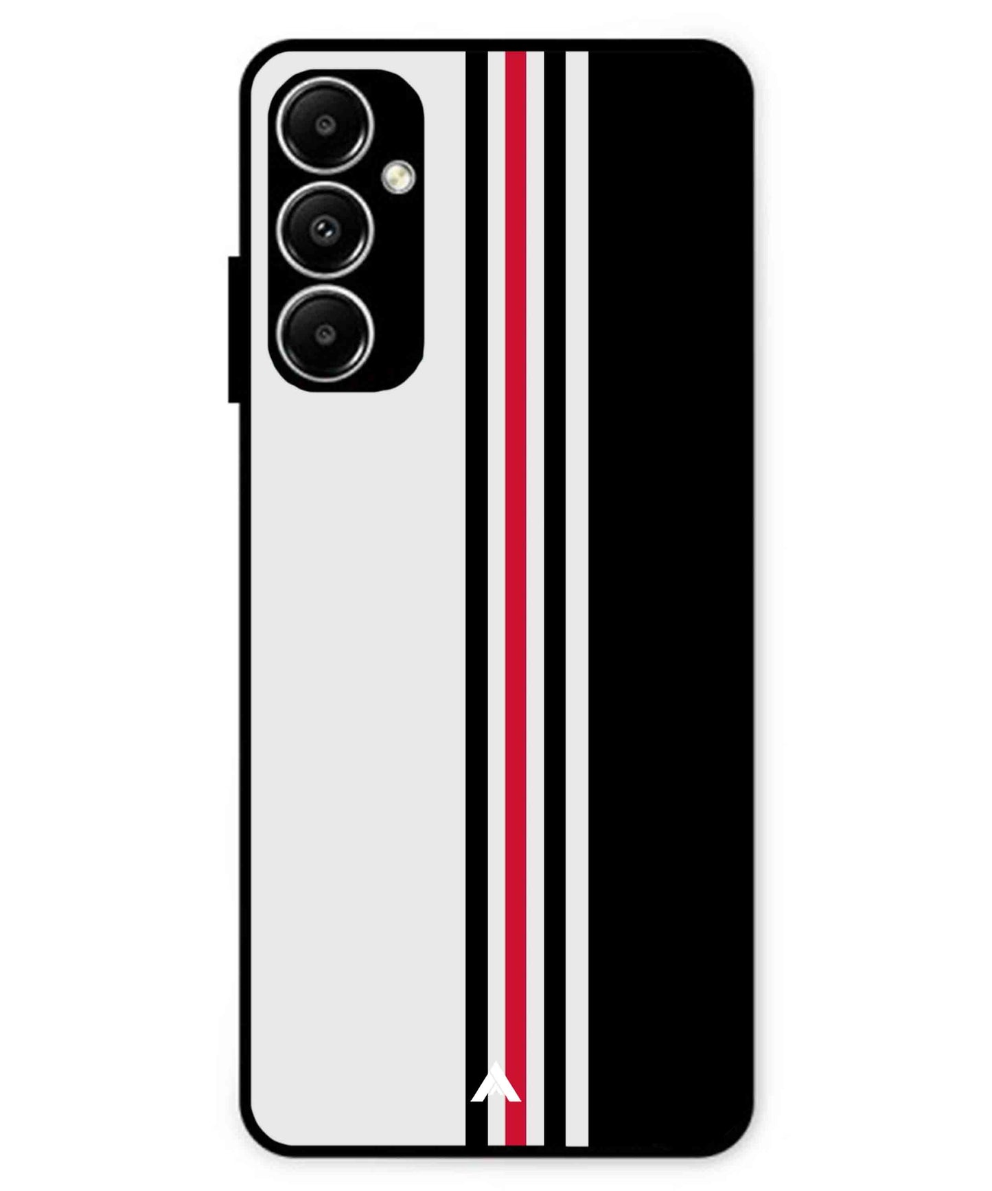 Stripe Pattern 3 Metal Back Cover Phone Case for Samsung Galaxy A05s