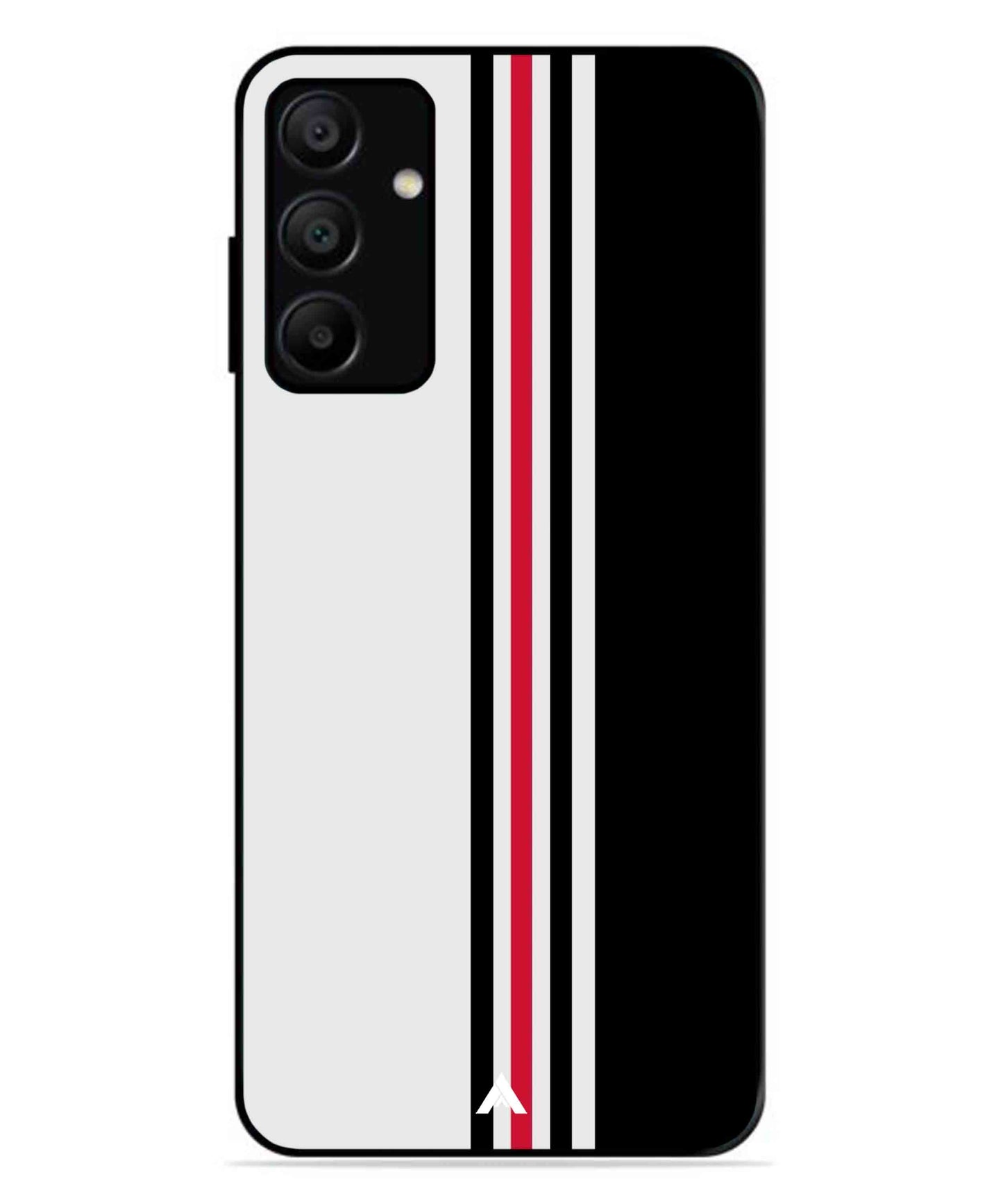 Stripe Pattern 3 Metal Back Cover Phone Case for Samsung Galaxy A15 5G