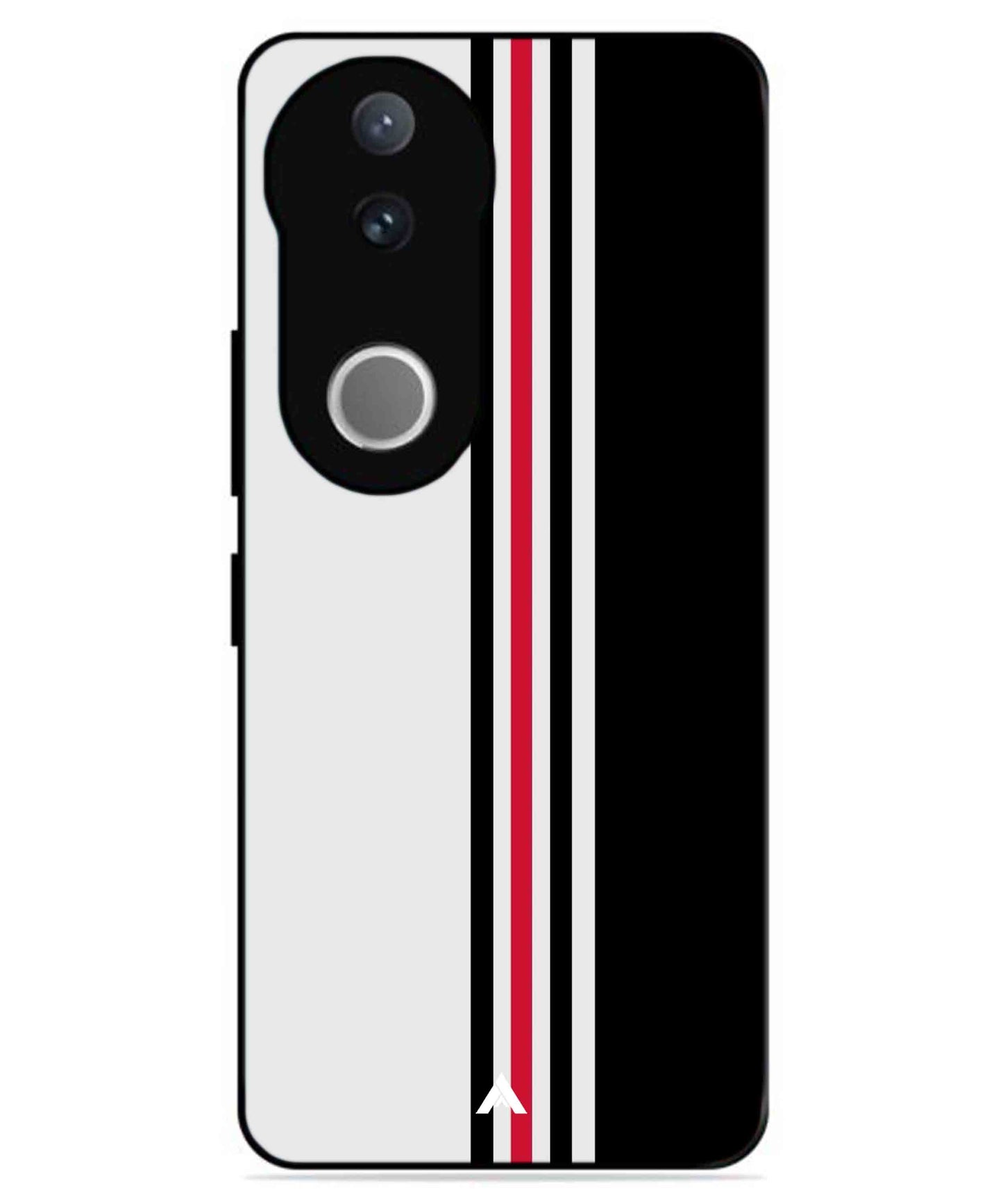 Stripe Pattern 3 Metal Back Cover Phone Case for Vivo v50