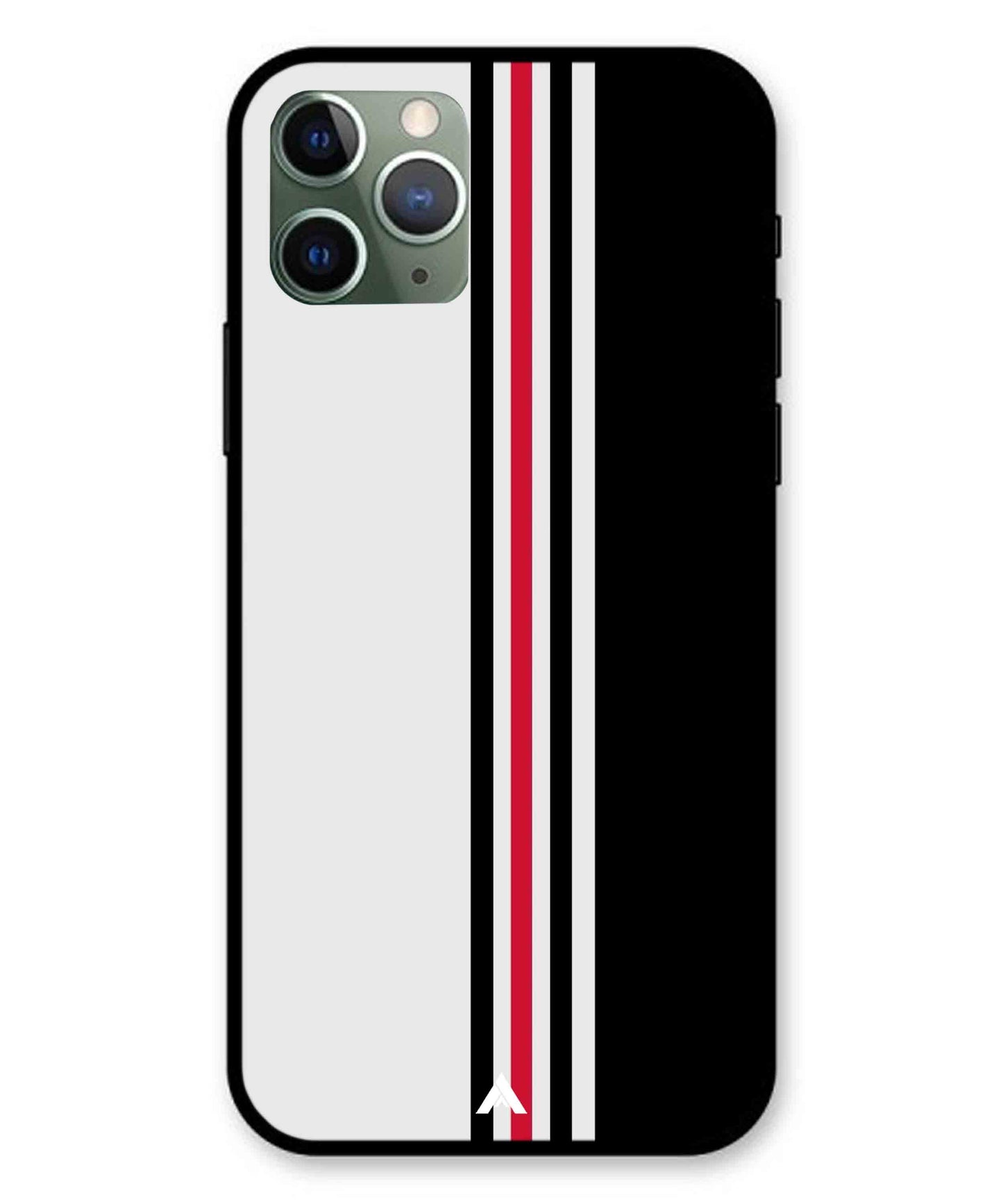 Stripe Pattern 3 Metal Back Cover Phone Case for iPhone 11 Pro