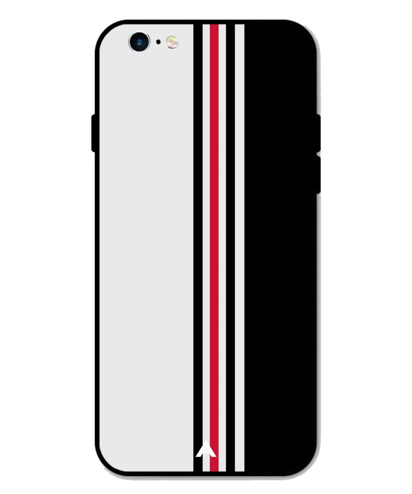 Stripe Pattern 3 Metal Back Cover Phone Case for iPhone 6 Plus