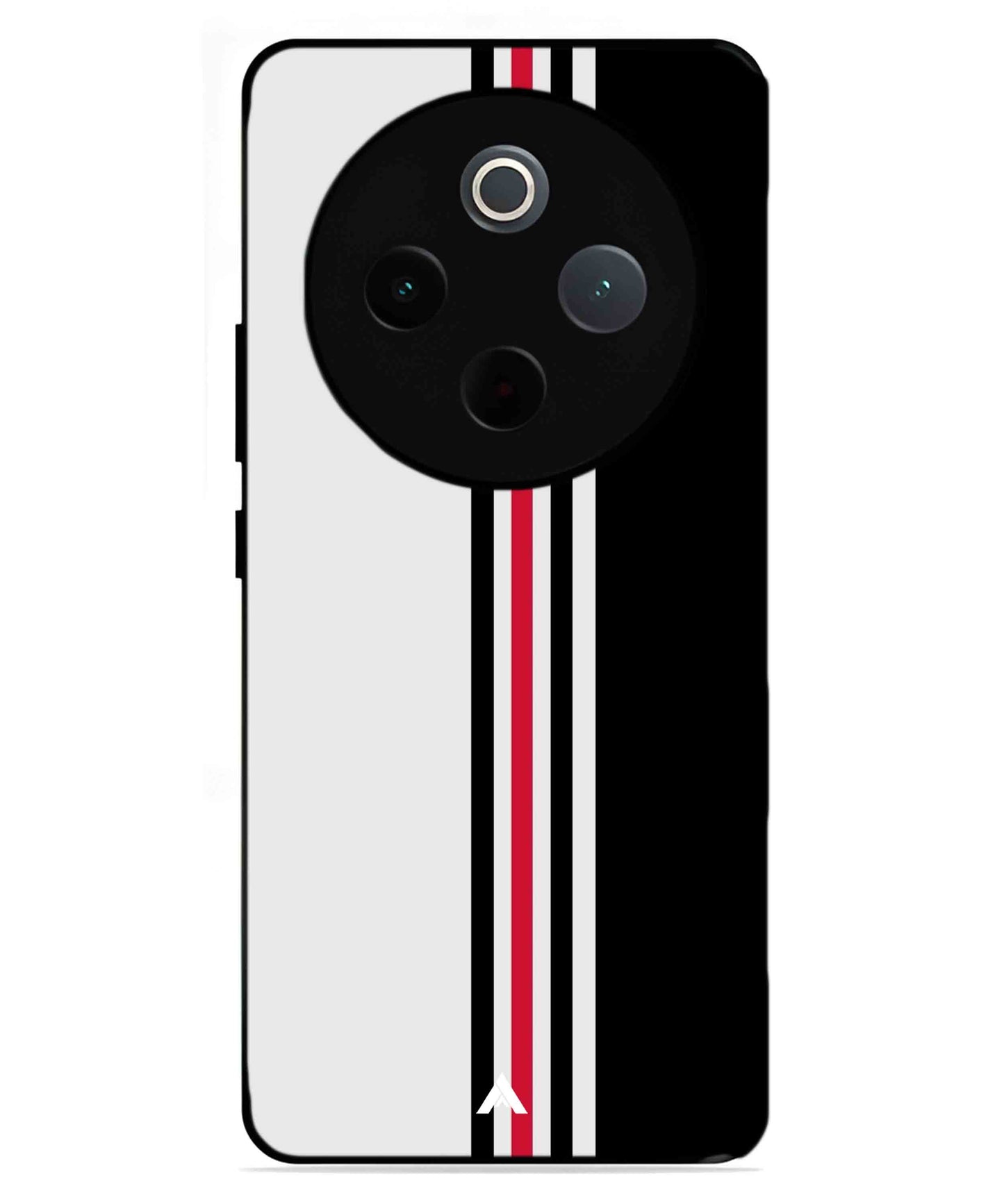 Stripe Pattern 3 Metal Back Cover Phone Case for iQOO Z10