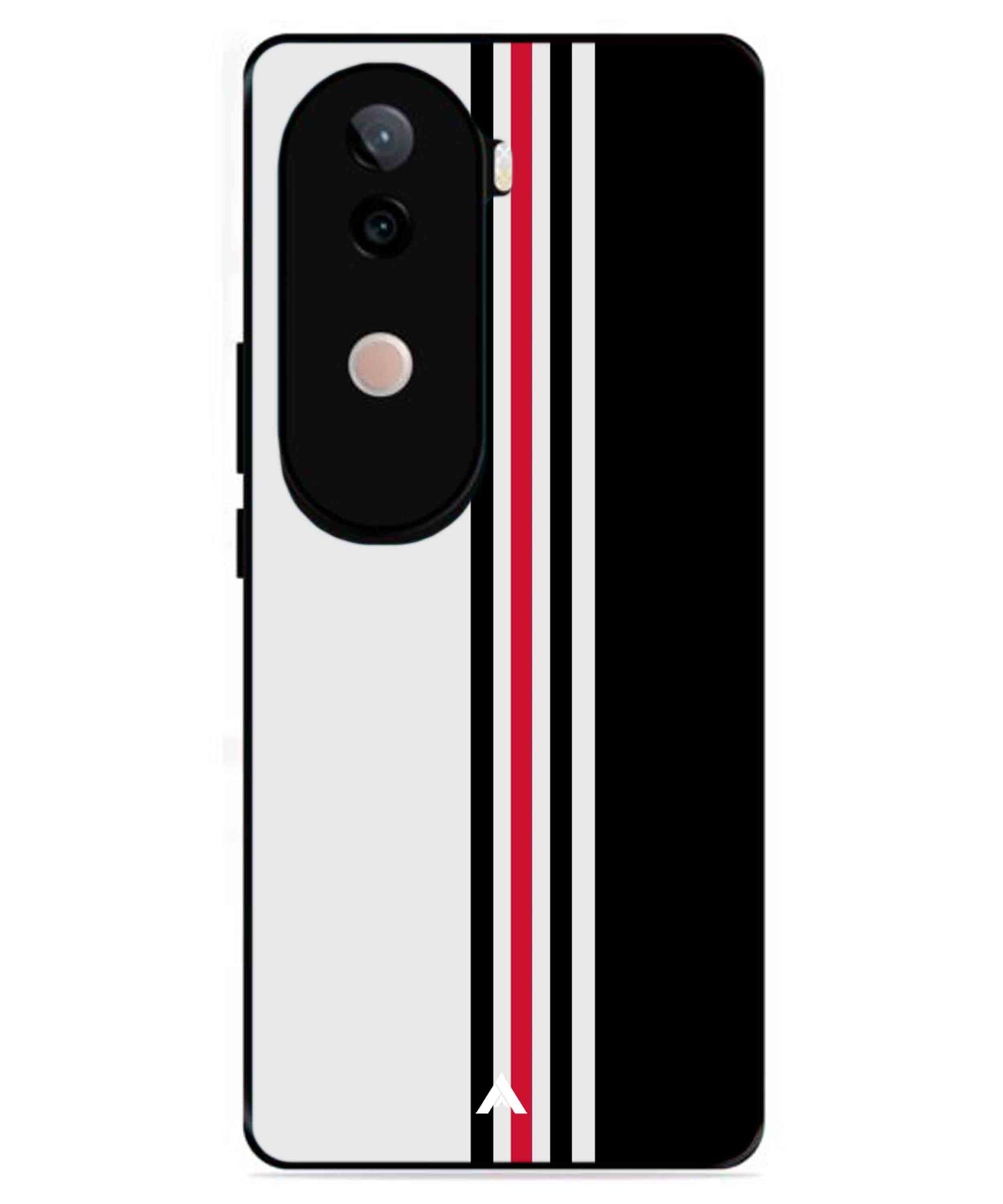 Stripe Pattern 3 Metal Back Cover Phone Case for iQOO Z9s