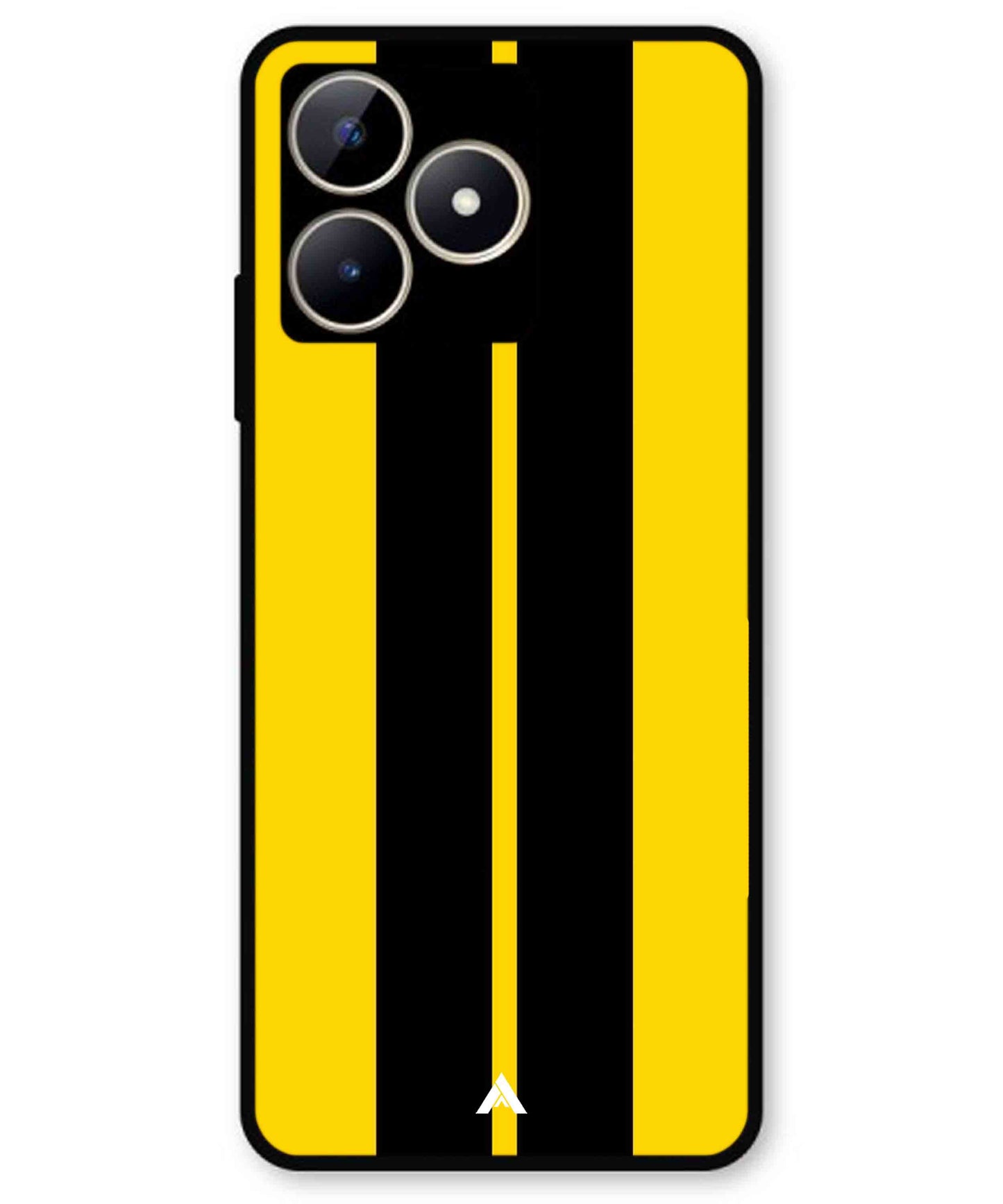 Stripe Pattern 4 Metal Back Cover Phone Case for Realme C51