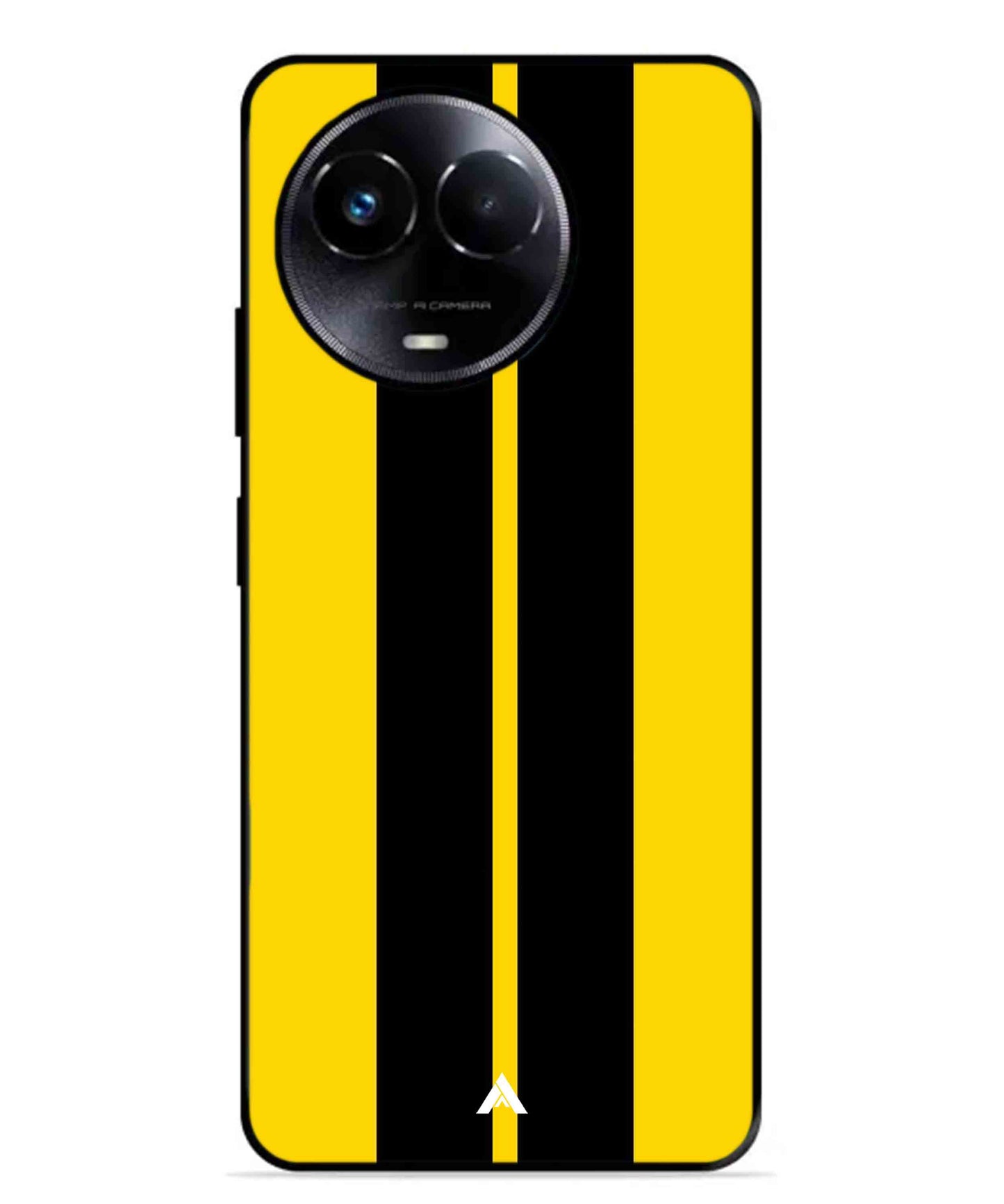 Stripe Pattern 4 Metal Back Cover Phone Case for Realme Narzo 60X 4e4fccfa-2b48-4a6d-9127-ae8d9fc1e73d