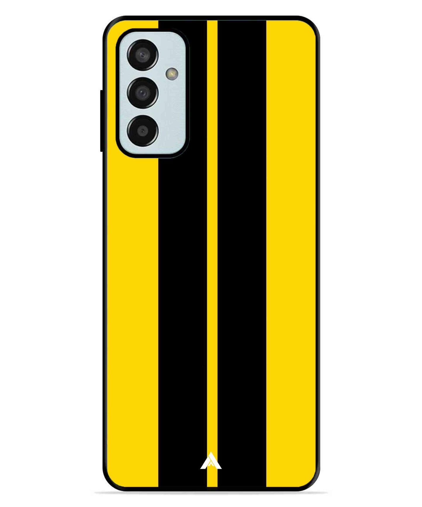 Stripe Pattern 4 Metal Back Cover Phone Case for Samsung Galaxy F13 4G