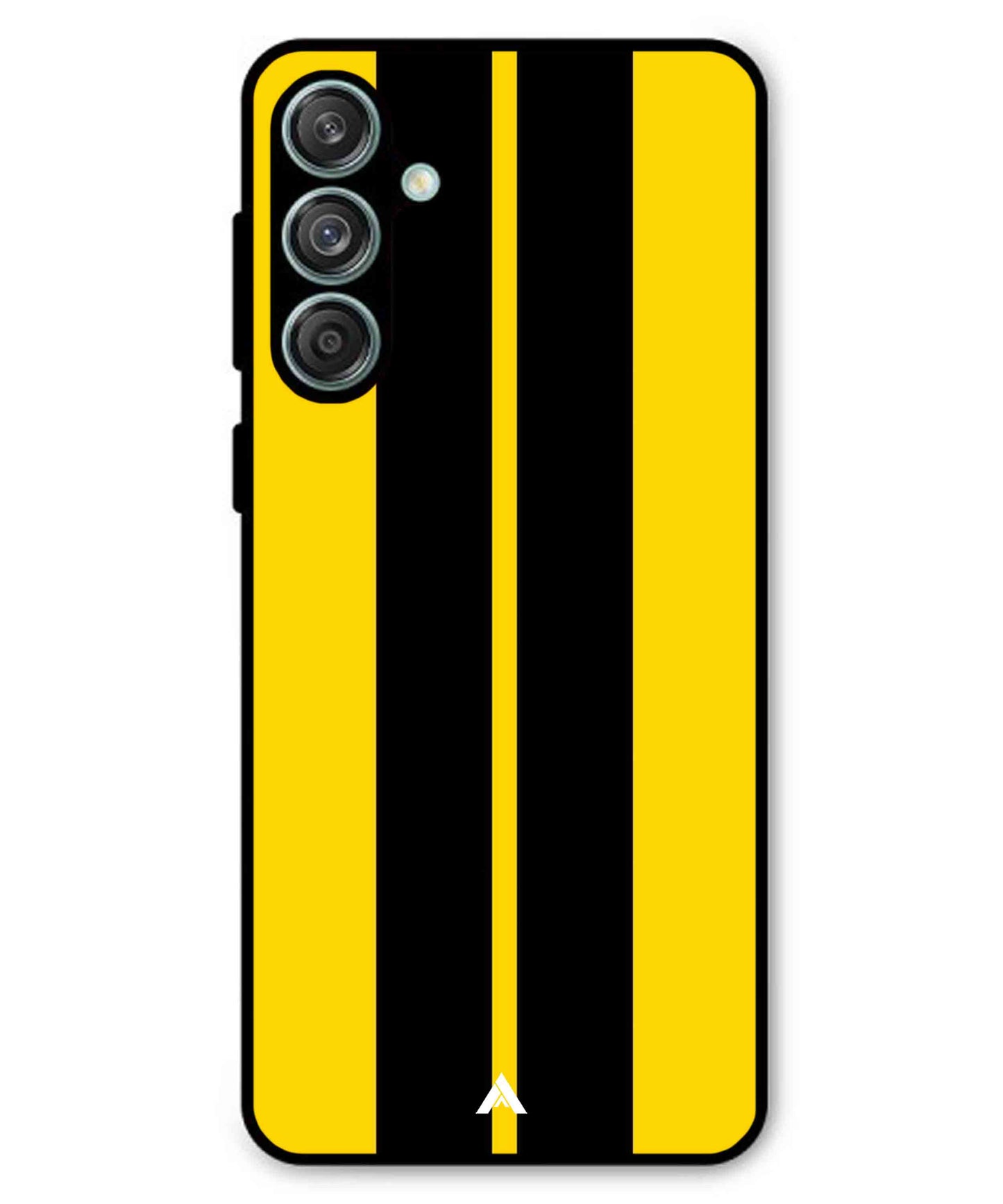 Stripe Pattern 4 Metal Back Cover Phone Case for Samsung Galaxy F55