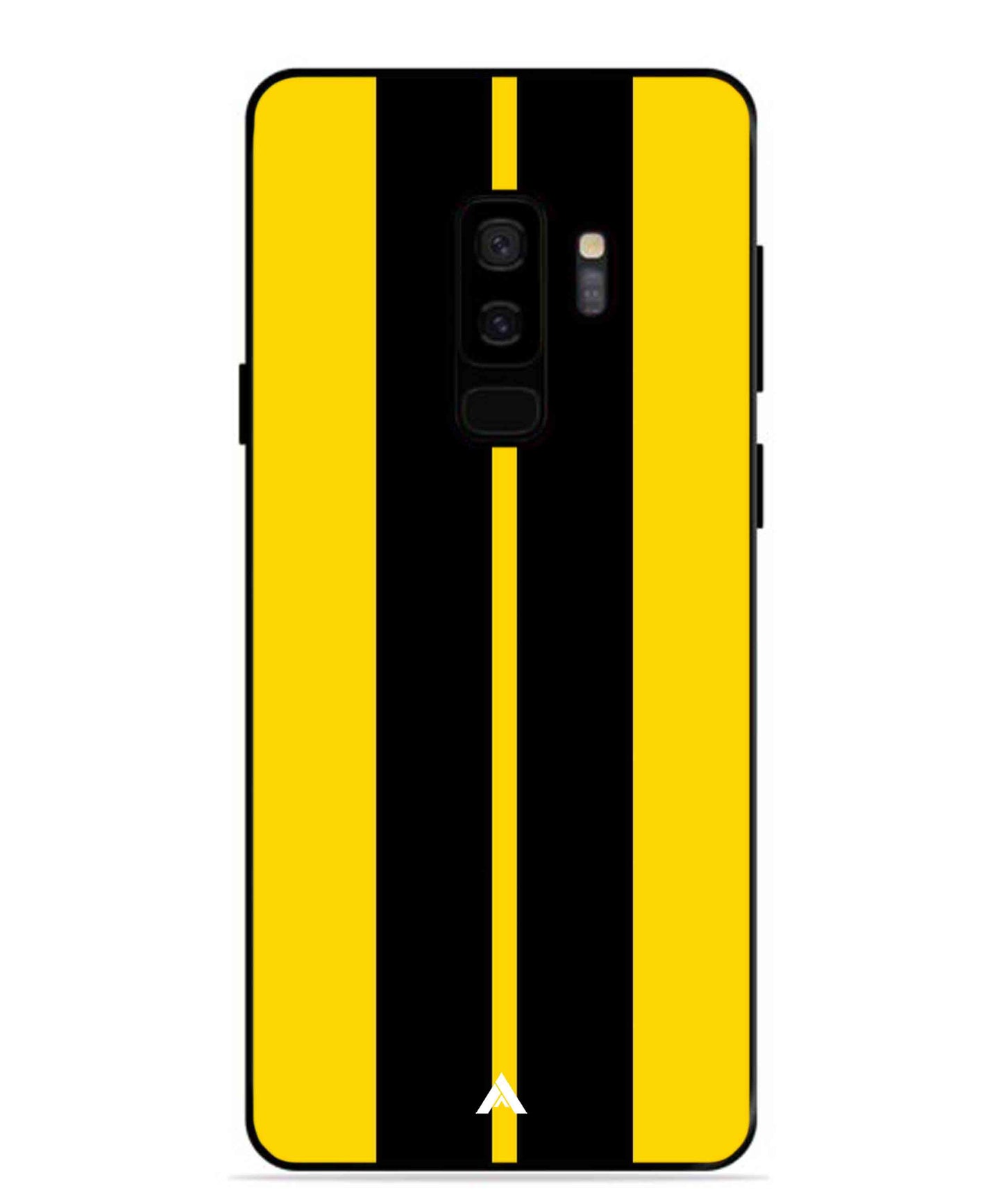 Stripe Pattern 4 Metal Back Cover Phone Case for Samsung Galaxy S9 Plus