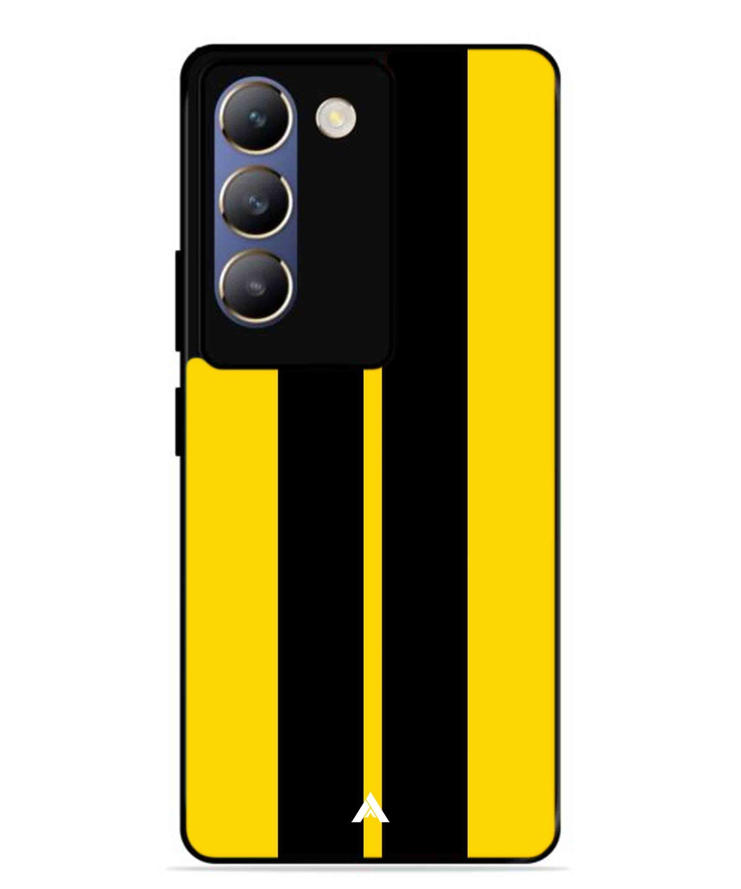 Stripe Pattern 4 Metal Back Cover Phone Case for Vivo Y200e