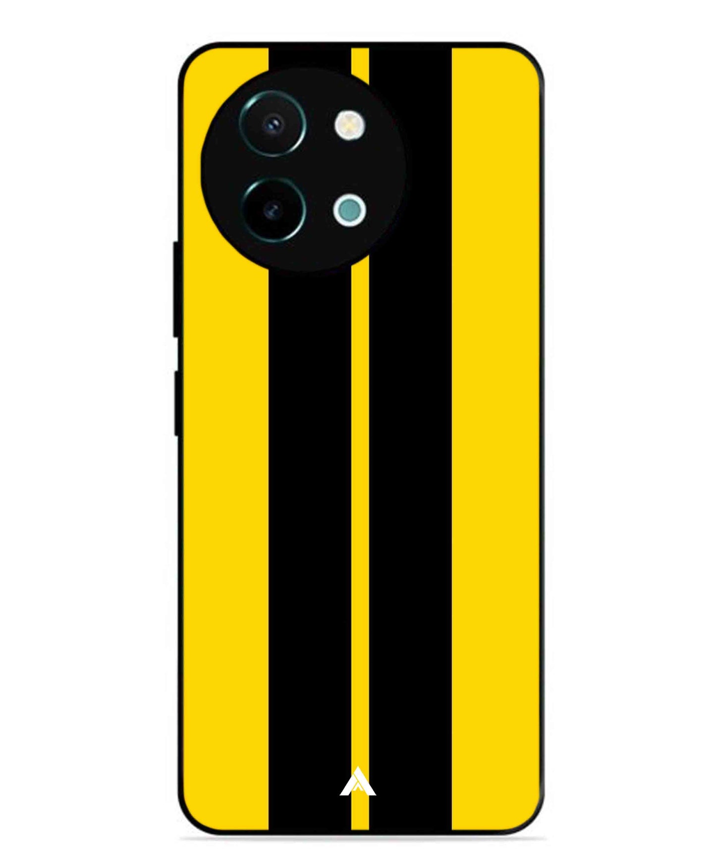 Stripe Pattern 4 Metal Back Cover Phone Case for Vivo Y58