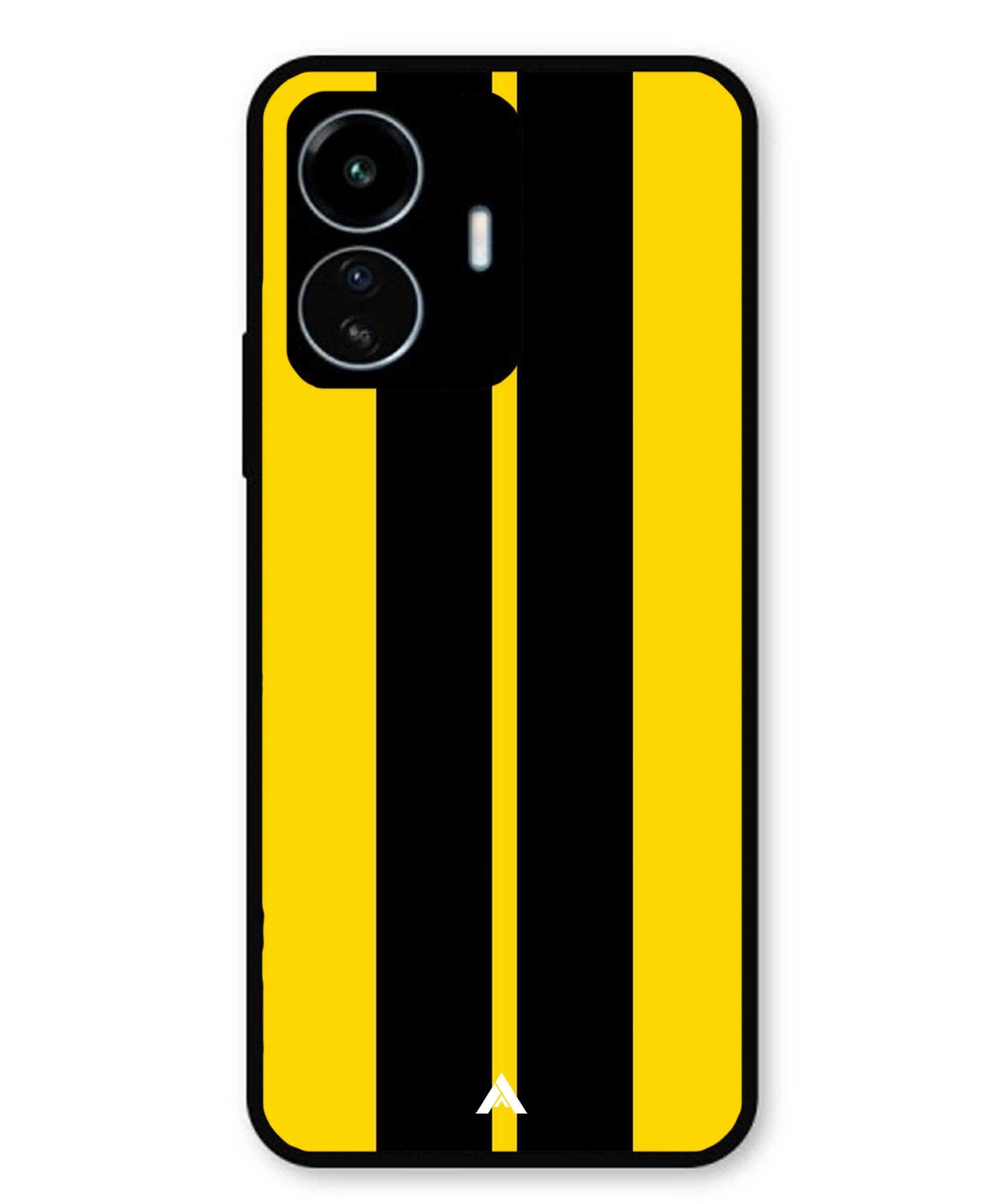 Stripe Pattern 4 Metal Back Cover Phone Case for Vivo Y77