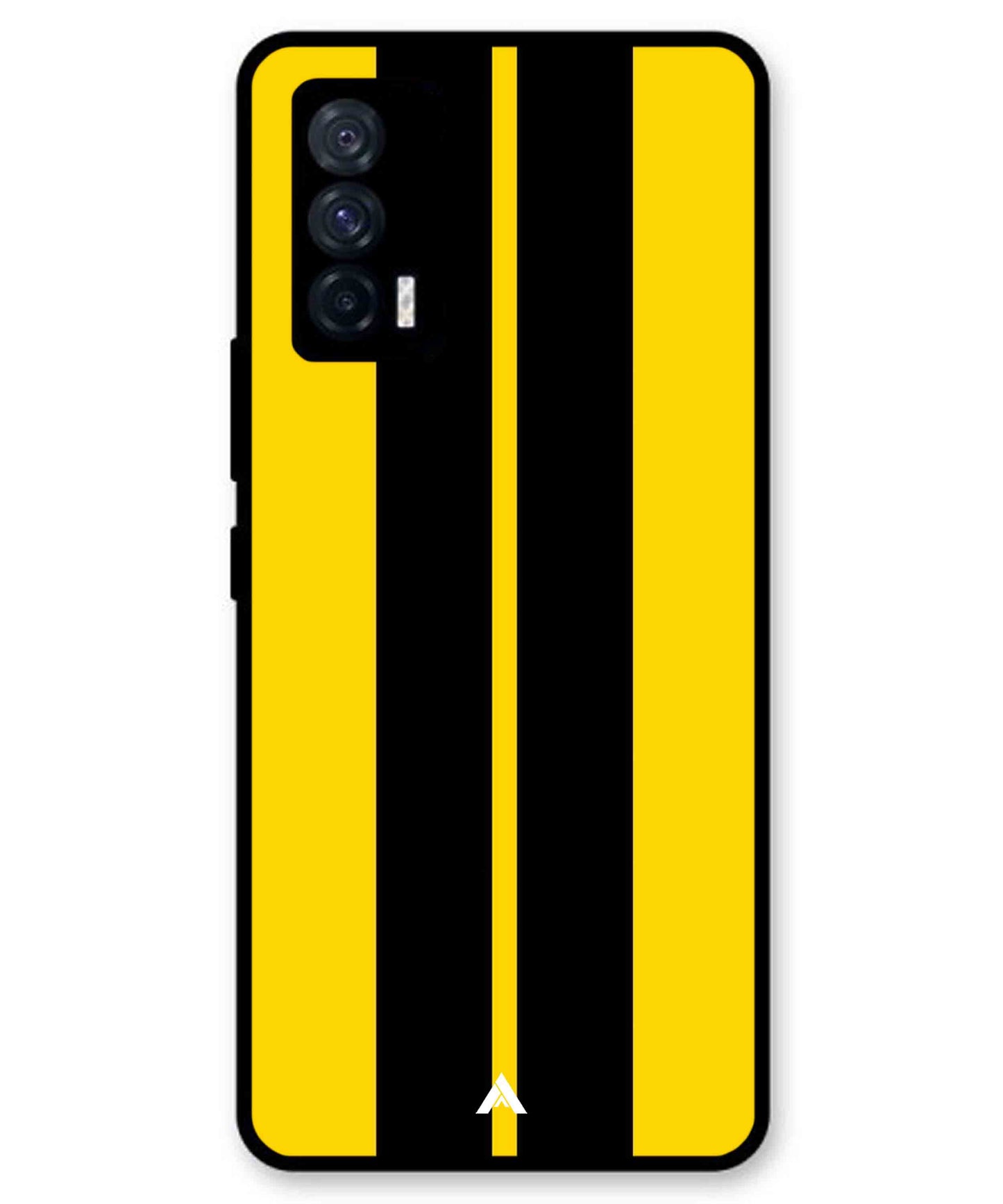 Stripe Pattern 4 Metal Back Cover Phone Case for iQOO Neo 5